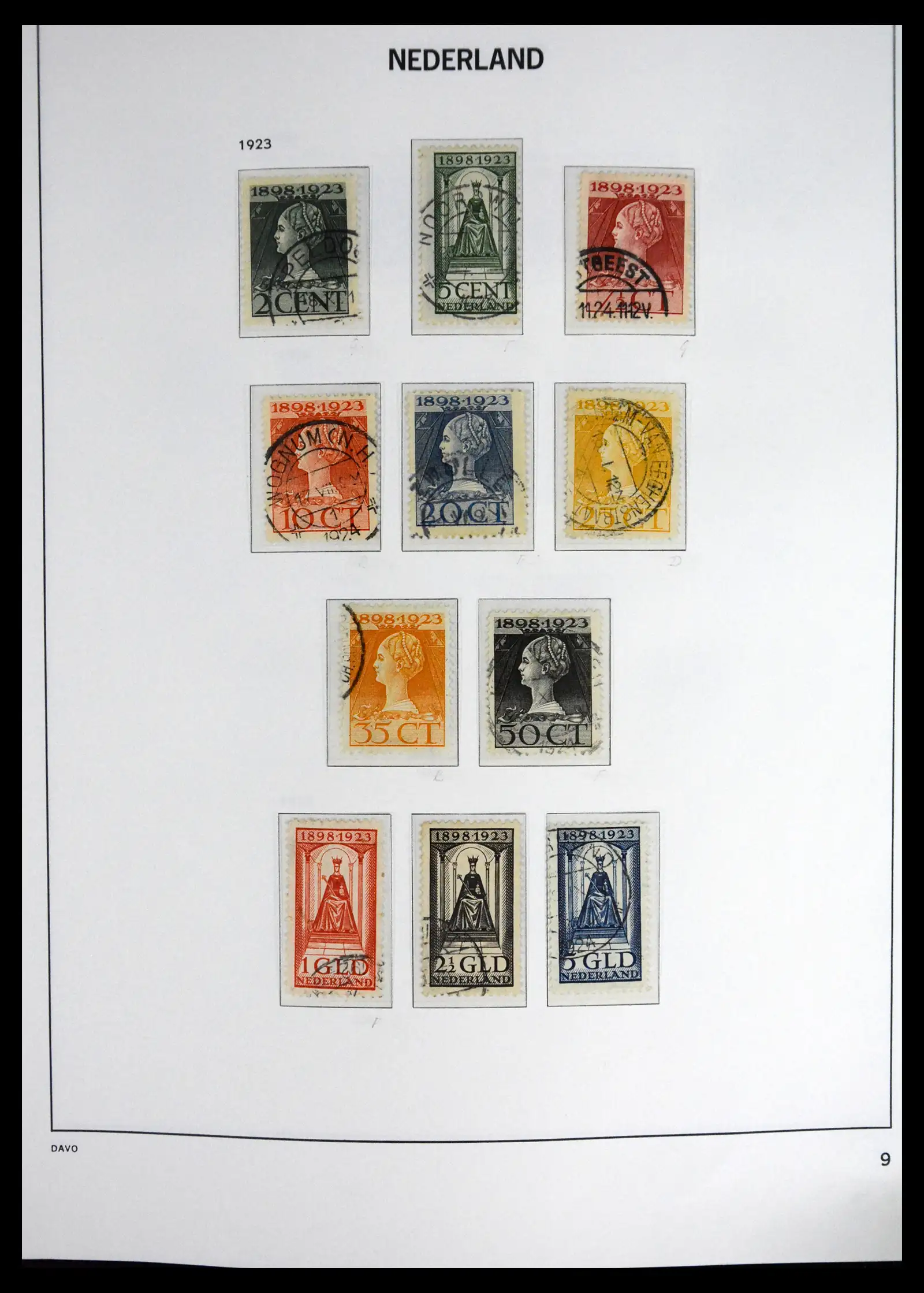 41625 0009 - Stamp collection 41625 Netherlands complete 1852-1949.