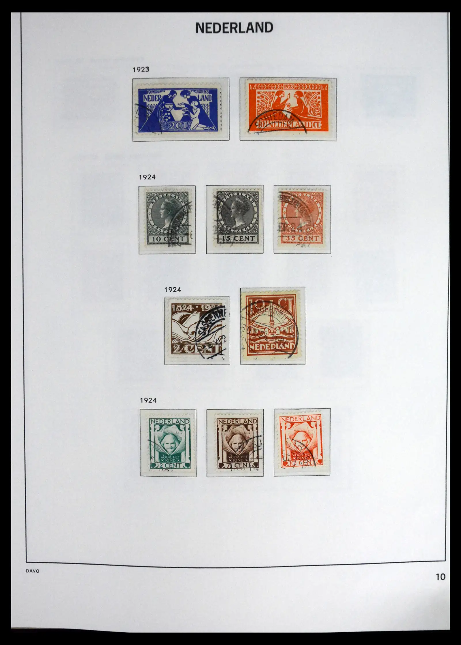 41625 0010 - Stamp collection 41625 Netherlands complete 1852-1949.