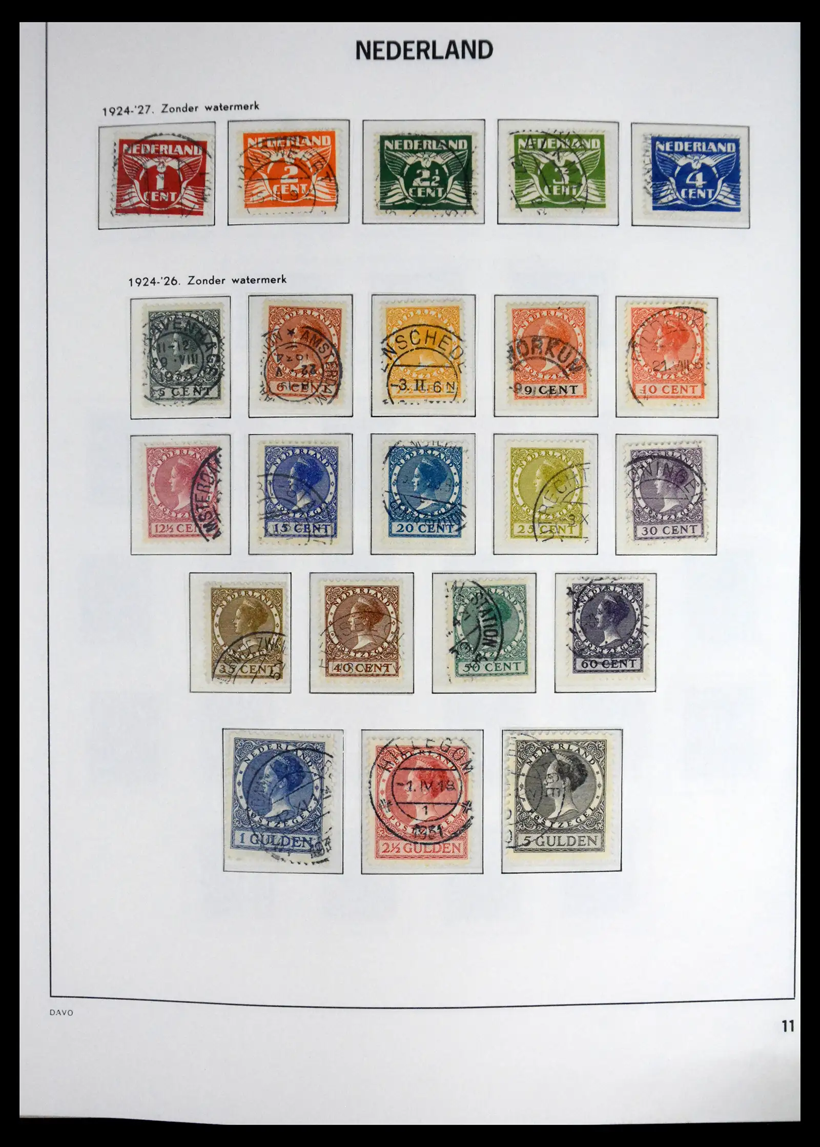 41625 0011 - Stamp collection 41625 Netherlands complete 1852-1949.