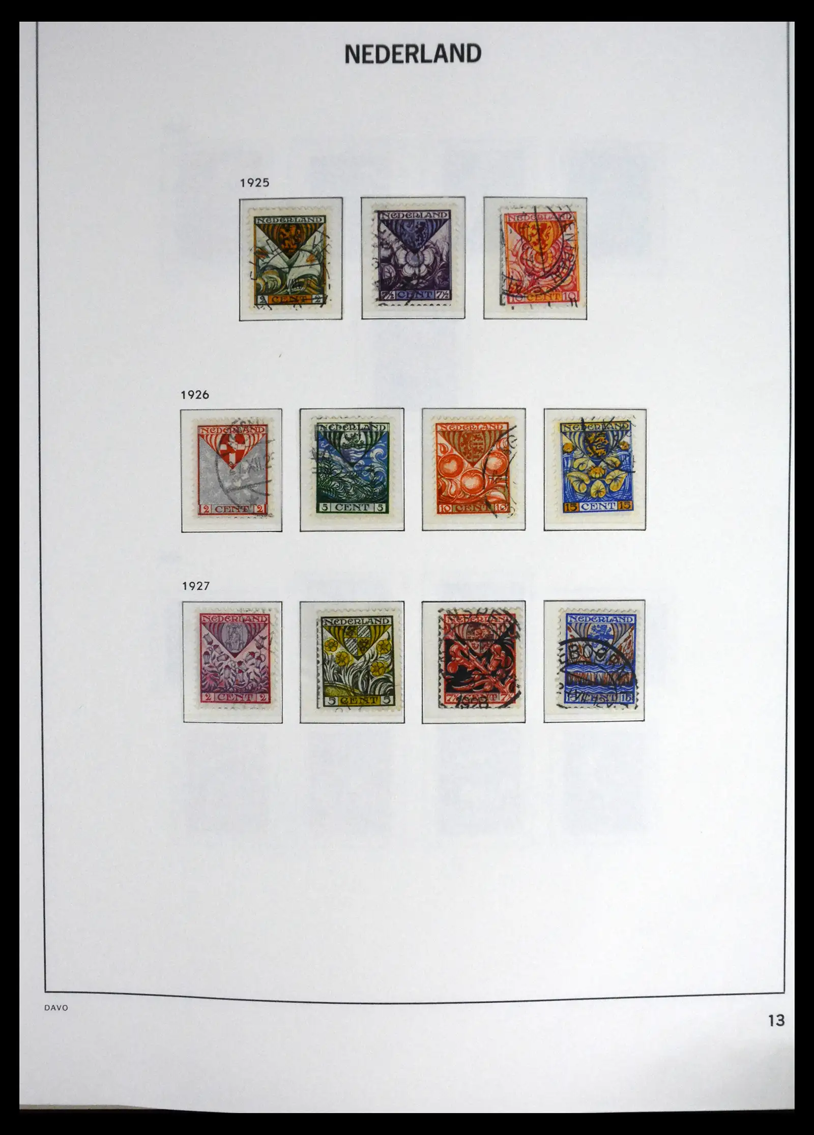 41625 0013 - Stamp collection 41625 Netherlands complete 1852-1949.