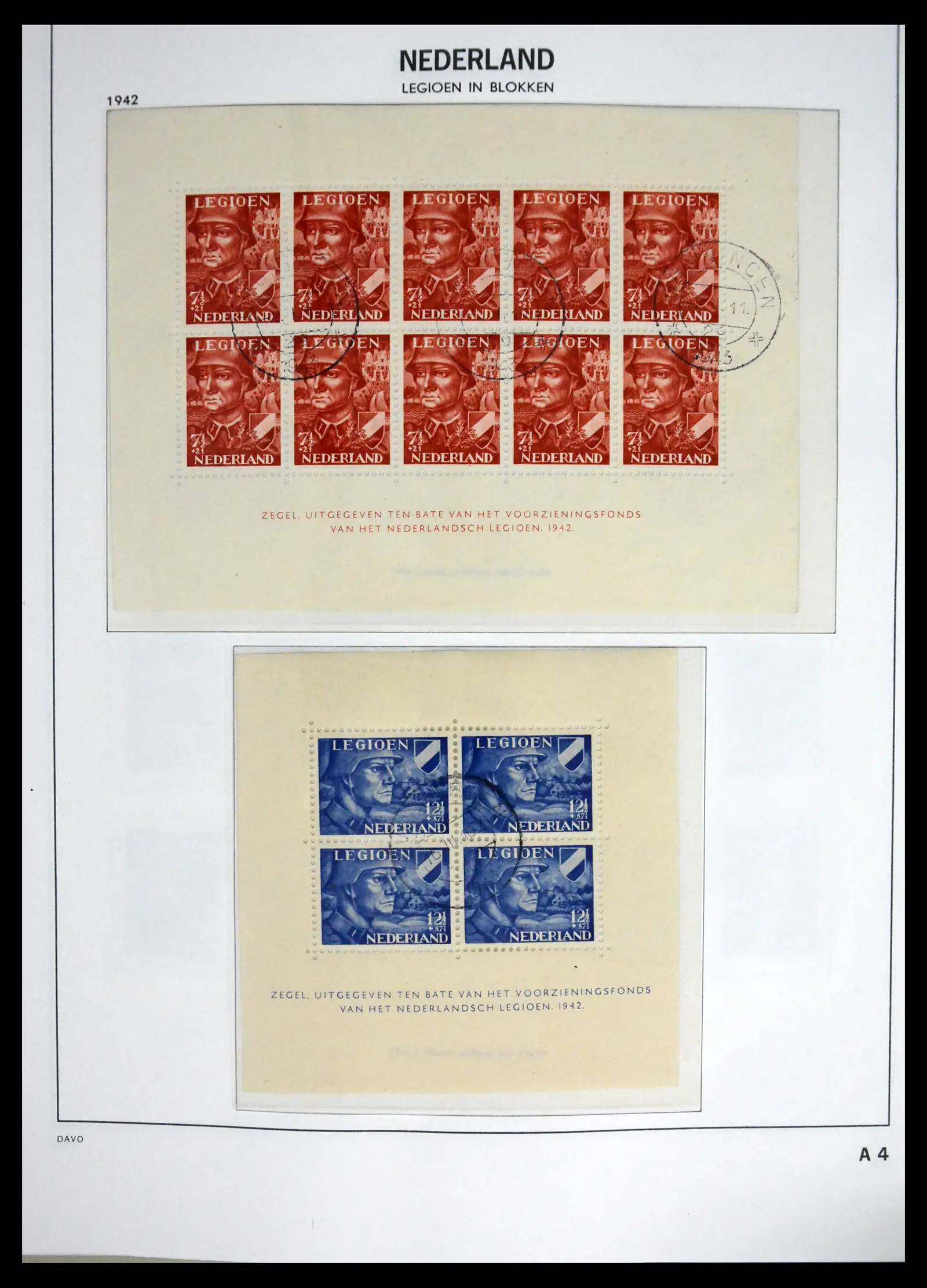 41625 0028 - Stamp collection 41625 Netherlands complete 1852-1949.