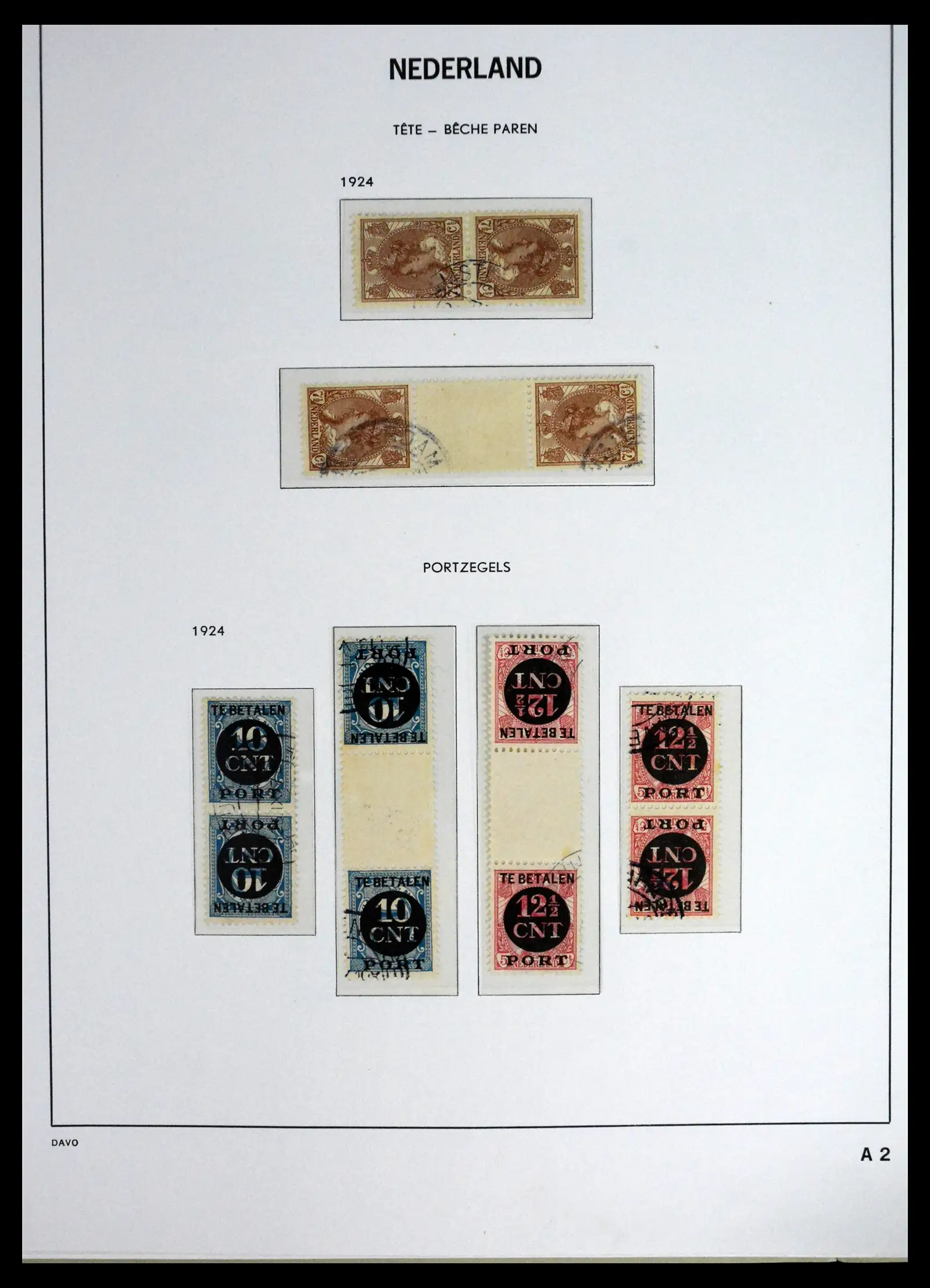 41625 0040 - Stamp collection 41625 Netherlands complete 1852-1949.