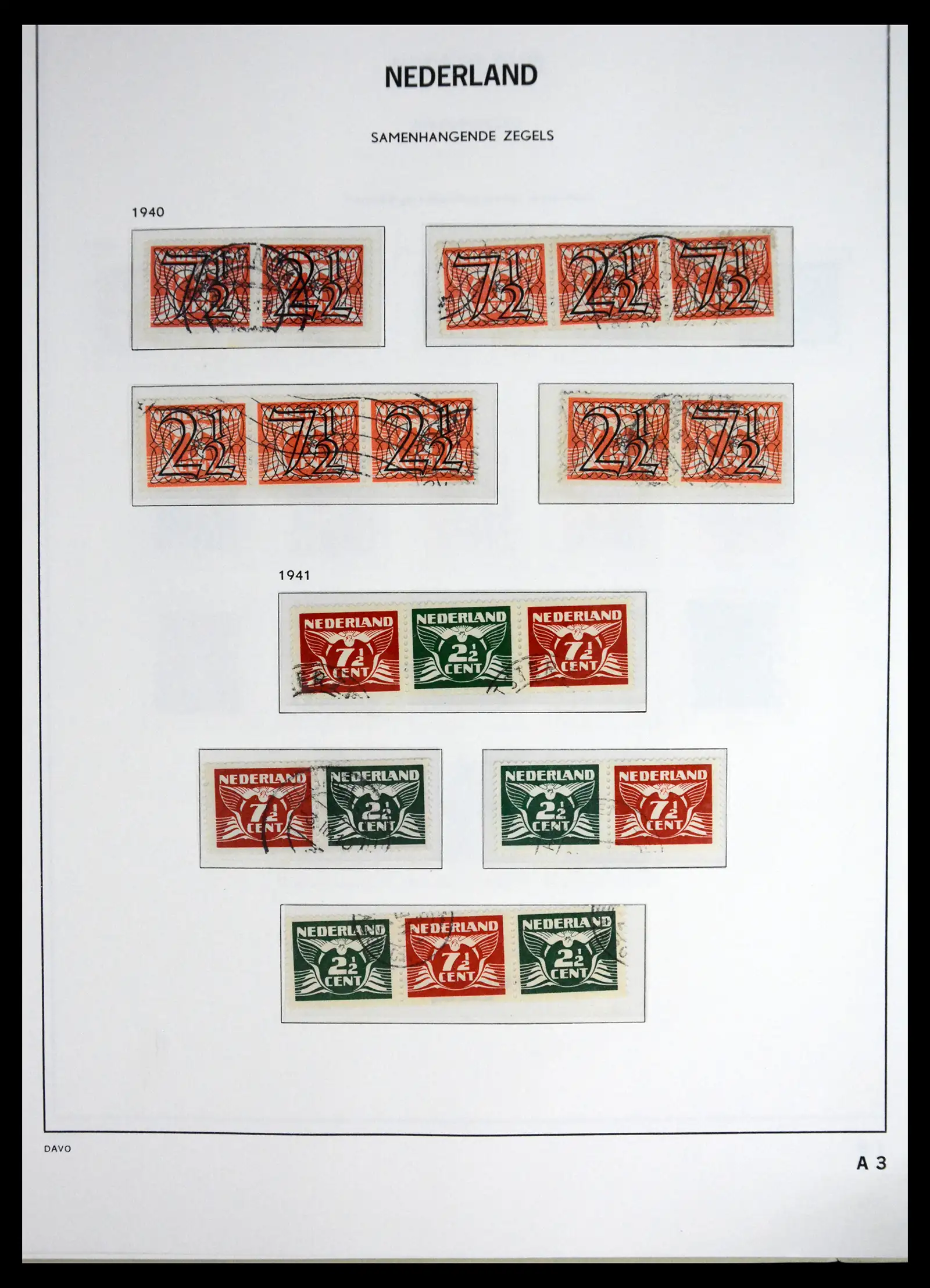 41625 0041 - Stamp collection 41625 Netherlands complete 1852-1949.
