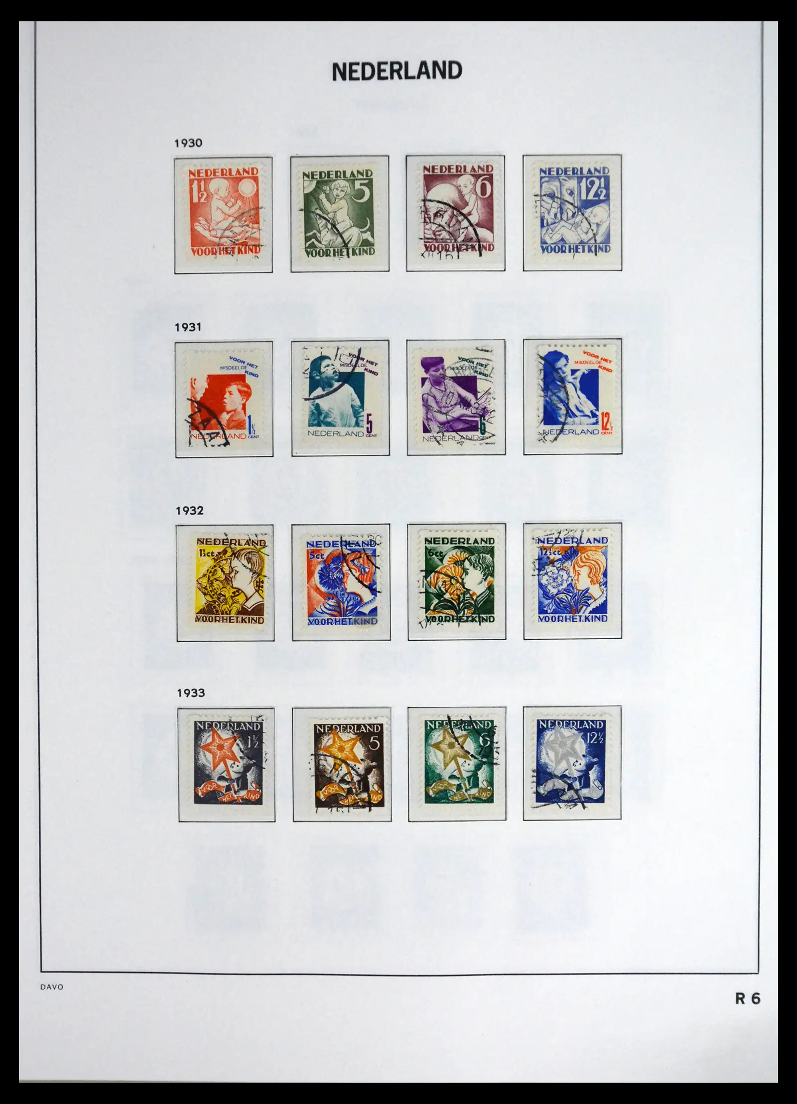 41625 0047 - Stamp collection 41625 Netherlands complete 1852-1949.