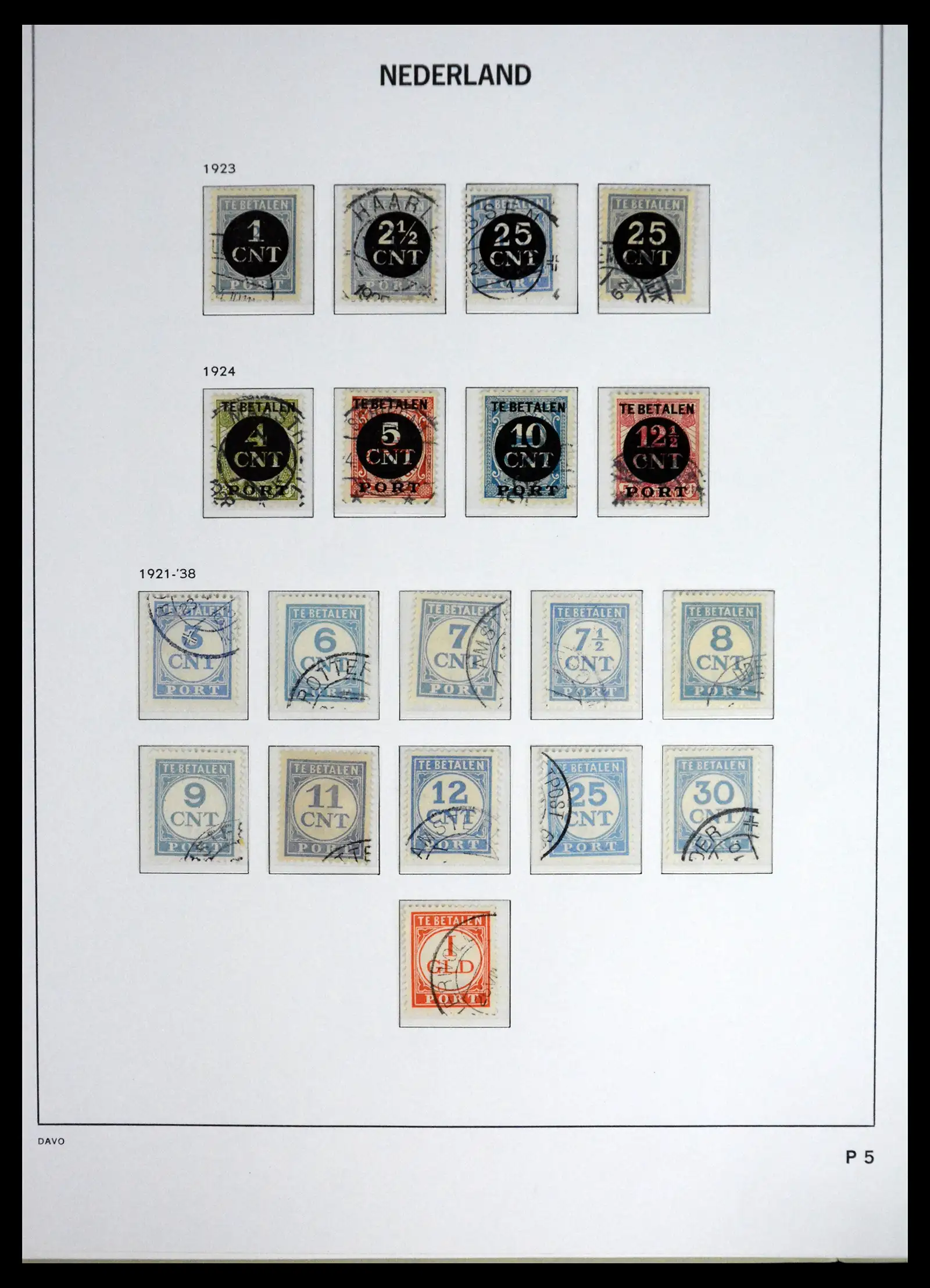 41625 0051 - Stamp collection 41625 Netherlands complete 1852-1949.
