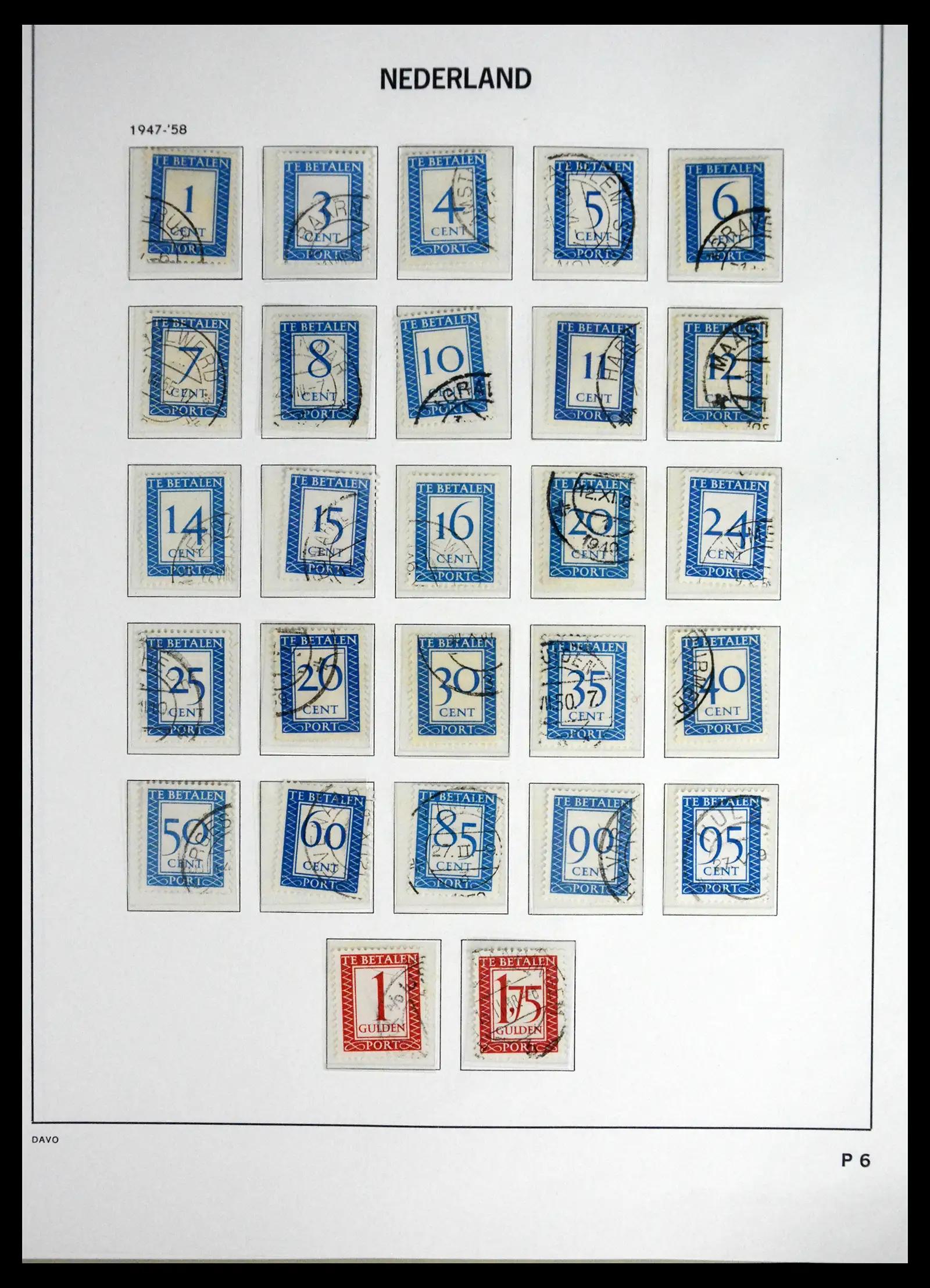 41625 0052 - Stamp collection 41625 Netherlands complete 1852-1949.