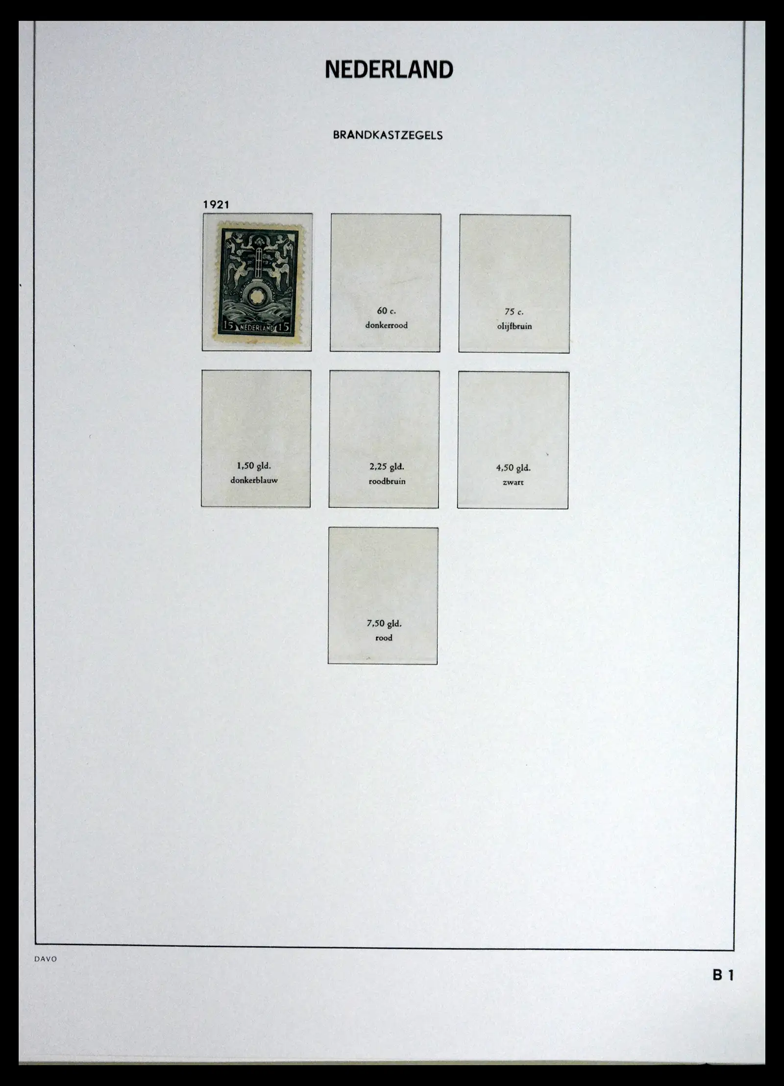 41625 0053 - Stamp collection 41625 Netherlands complete 1852-1949.