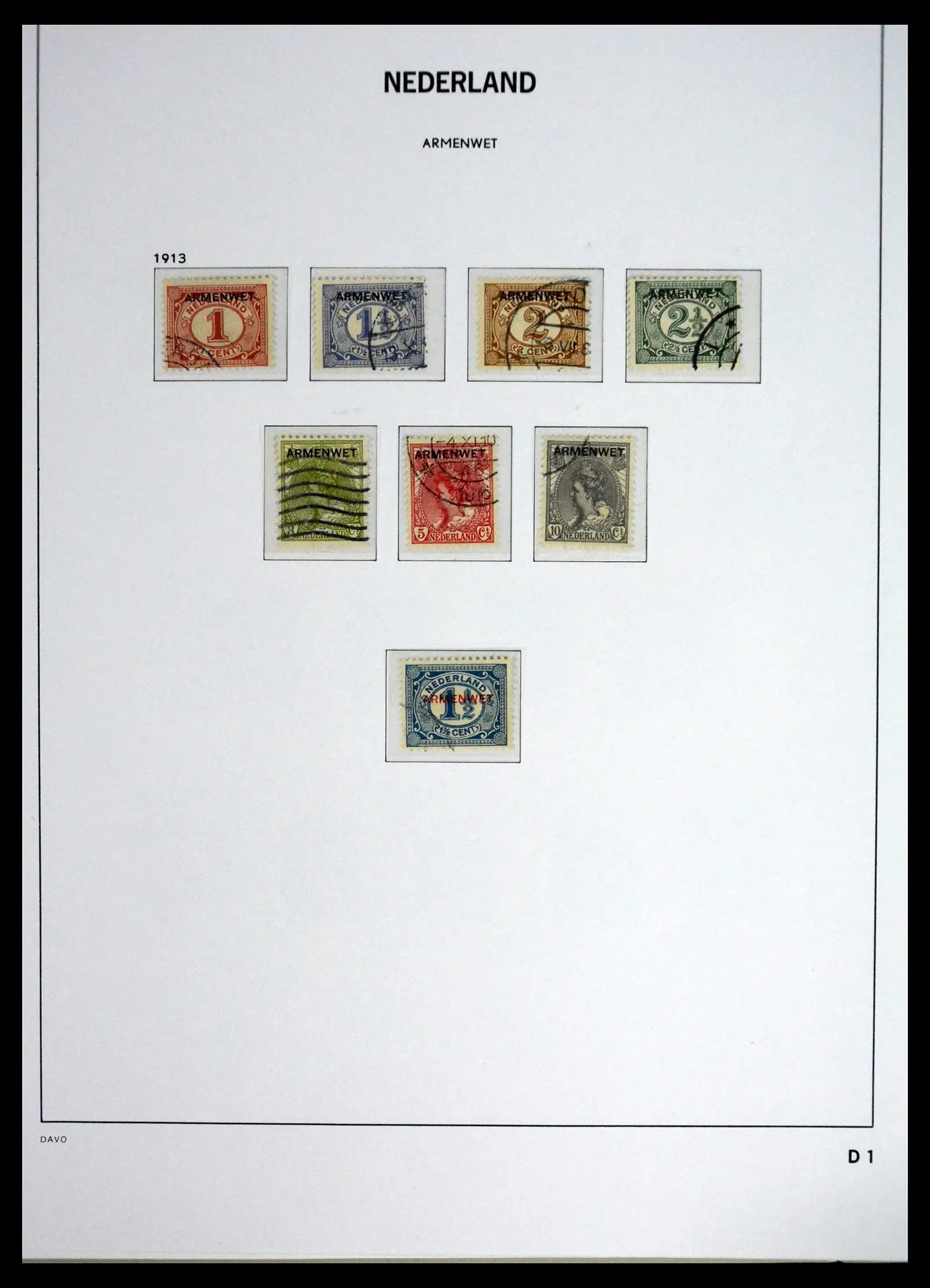 41625 0054 - Stamp collection 41625 Netherlands complete 1852-1949.