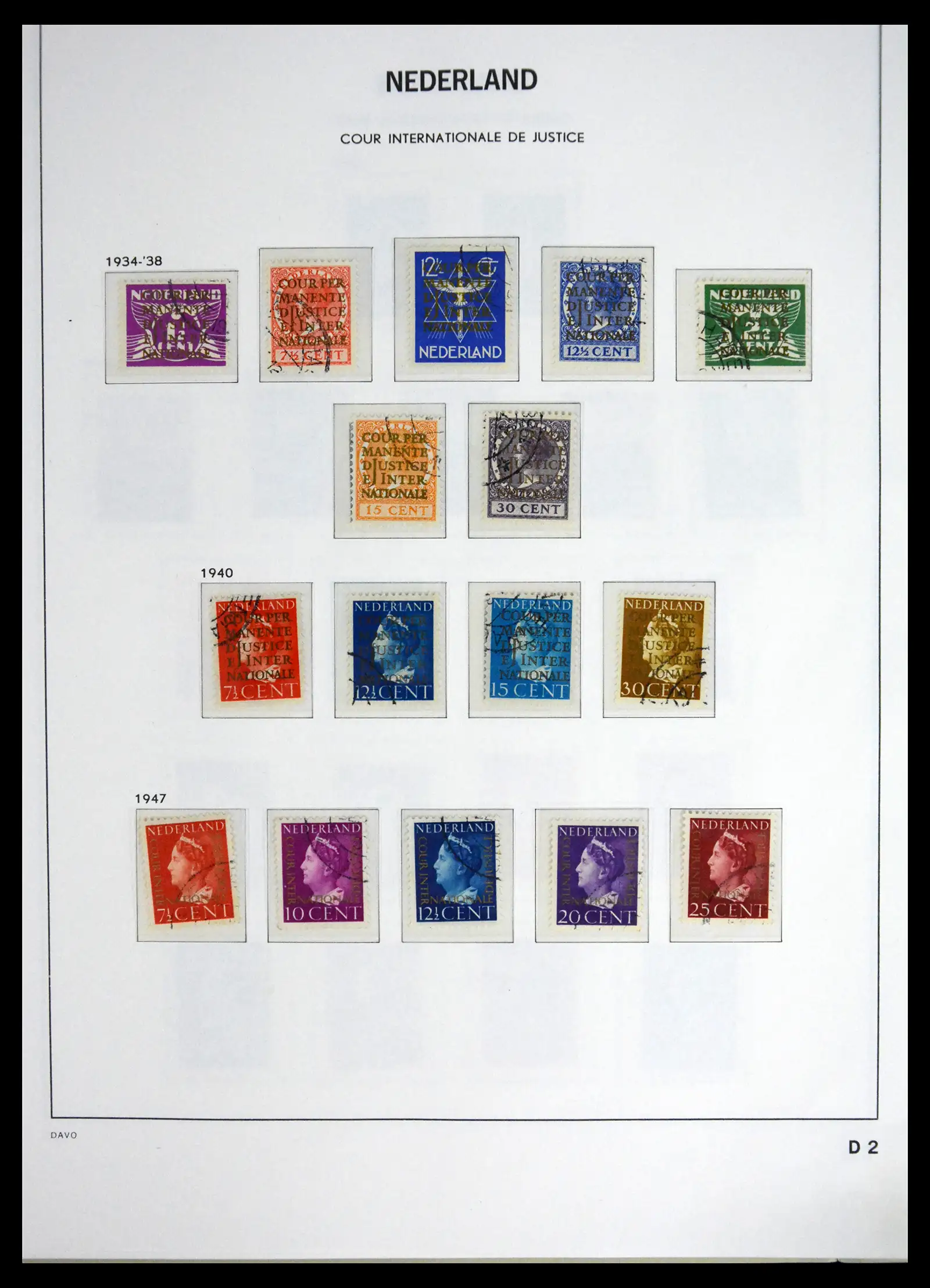 41625 0055 - Stamp collection 41625 Netherlands complete 1852-1949.