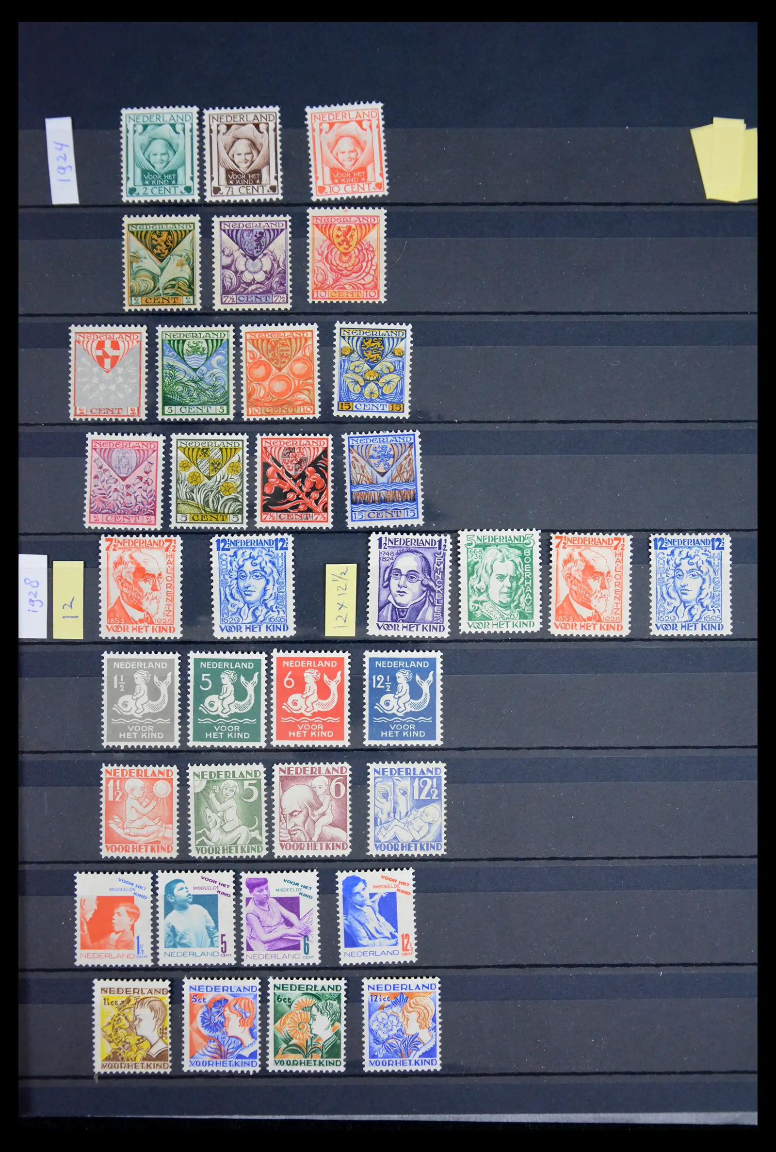 41627 0001 - Stamp collection 41627 Netherlands Child & Summer 1924-2001.