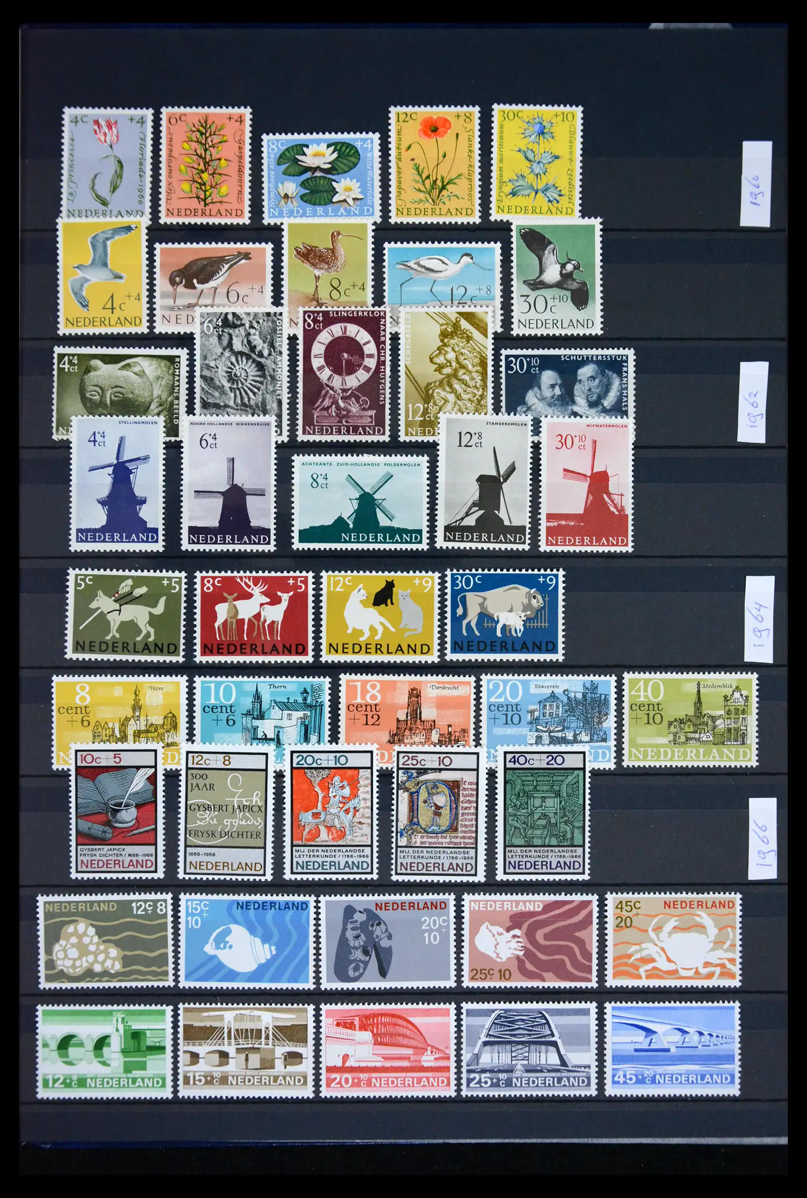 41627 0013 - Stamp collection 41627 Netherlands Child & Summer 1924-2001.