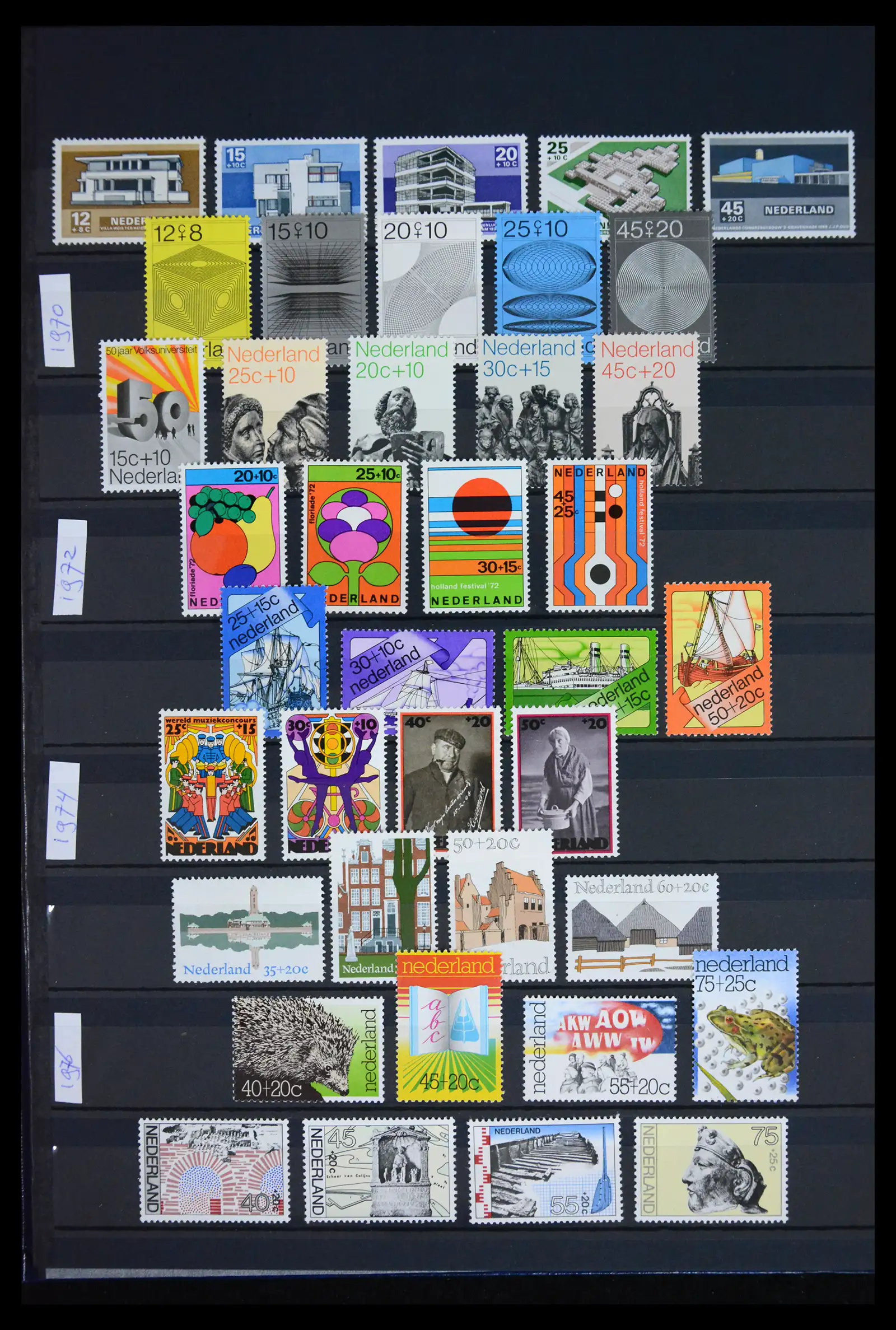41627 0014 - Stamp collection 41627 Netherlands Child & Summer 1924-2001.