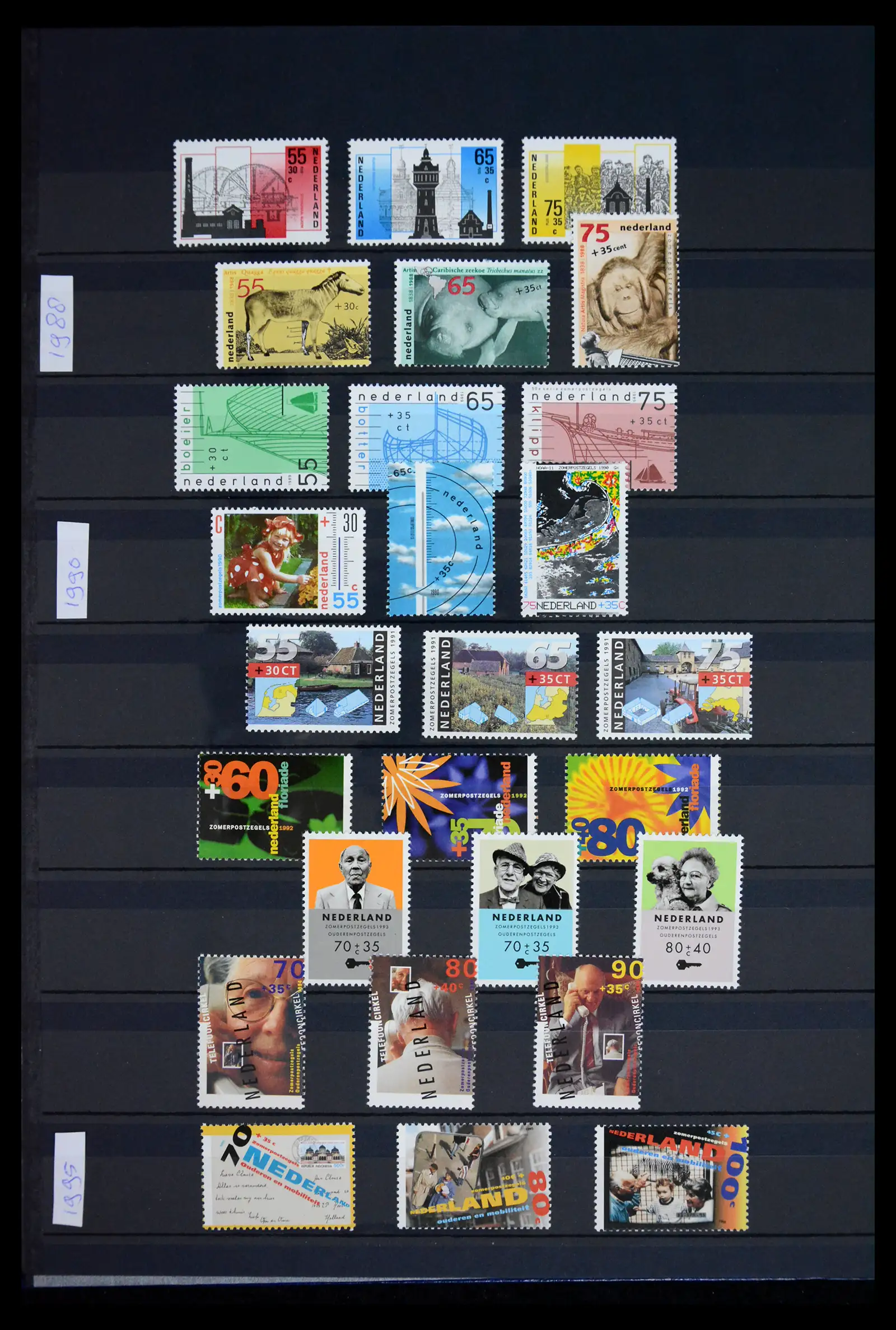 41627 0016 - Stamp collection 41627 Netherlands Child & Summer 1924-2001.