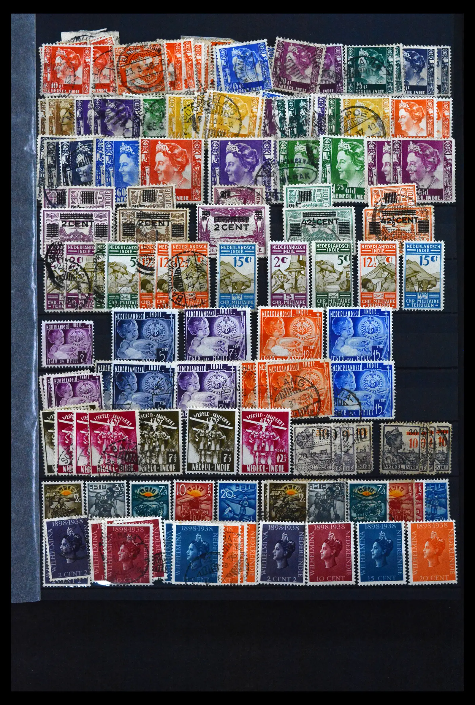 41628 0004 - Postzegelverzameling 41628 Overzee 1864-1975.