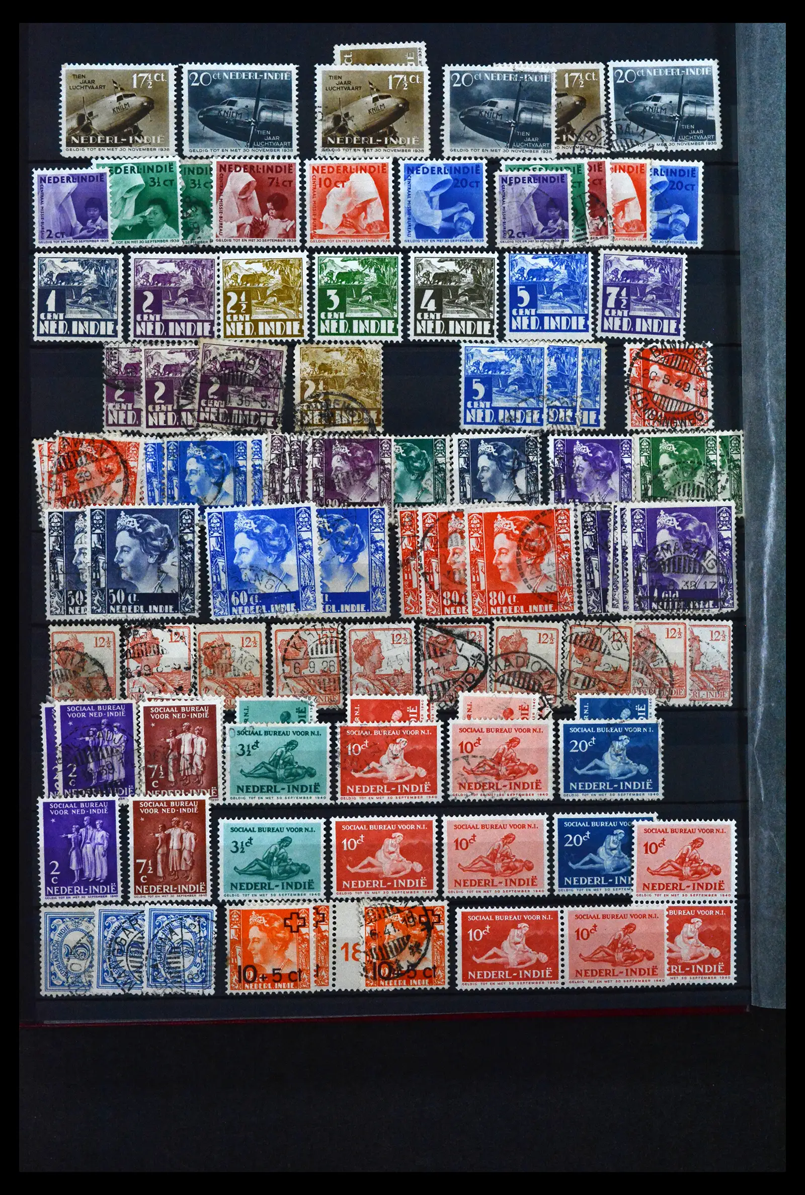 41628 0005 - Postzegelverzameling 41628 Overzee 1864-1975.