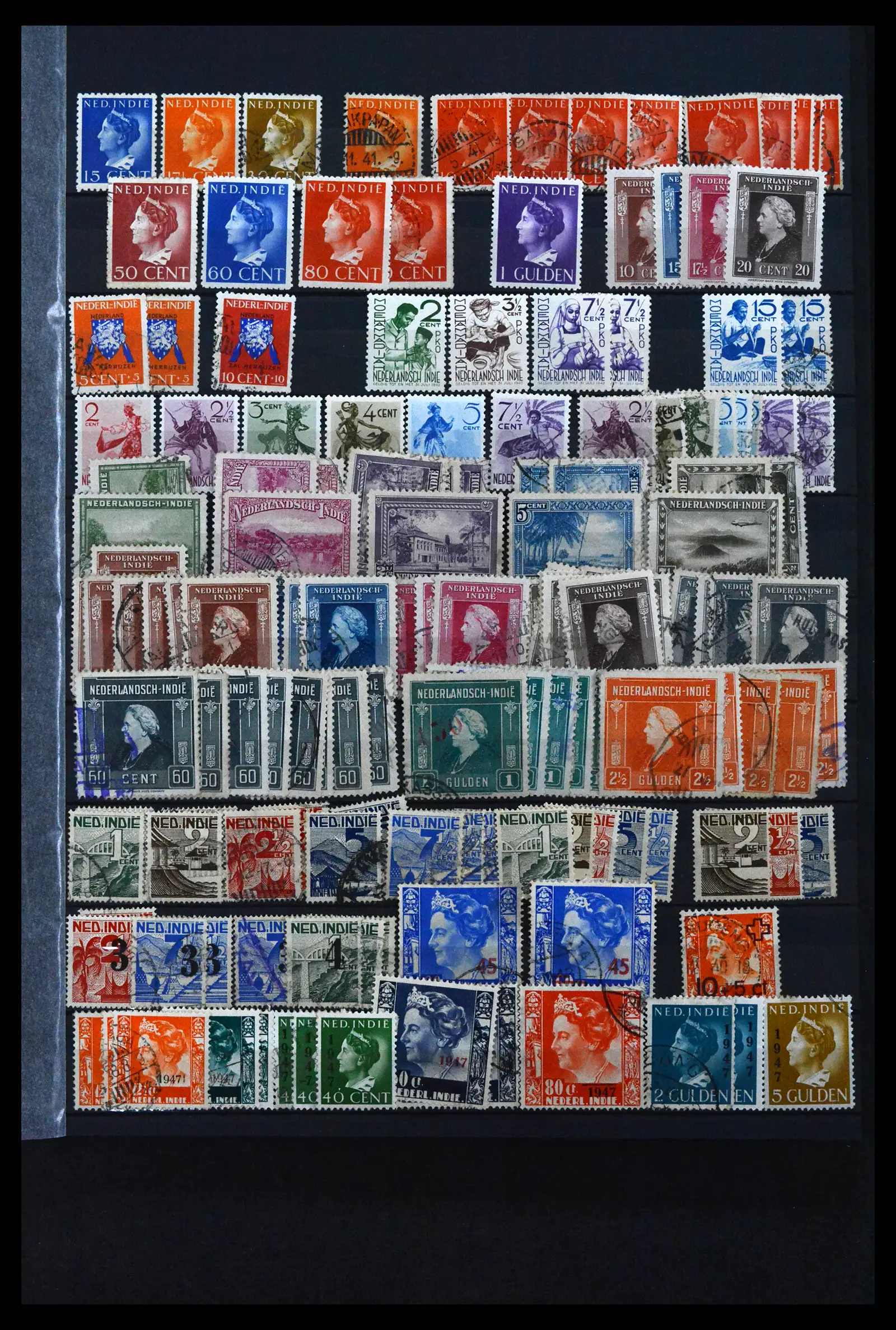 41628 0006 - Postzegelverzameling 41628 Overzee 1864-1975.