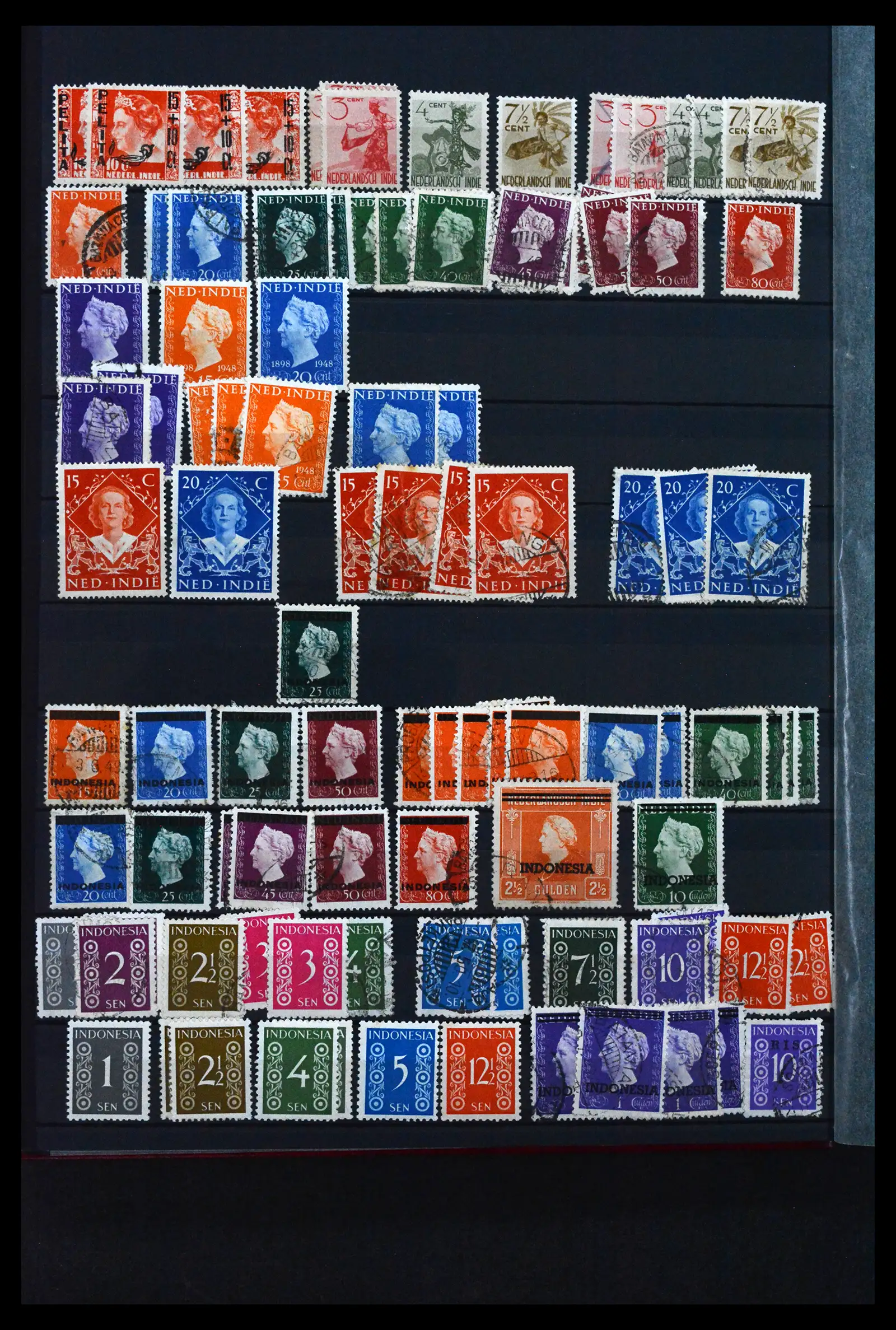 41628 0007 - Postzegelverzameling 41628 Overzee 1864-1975.