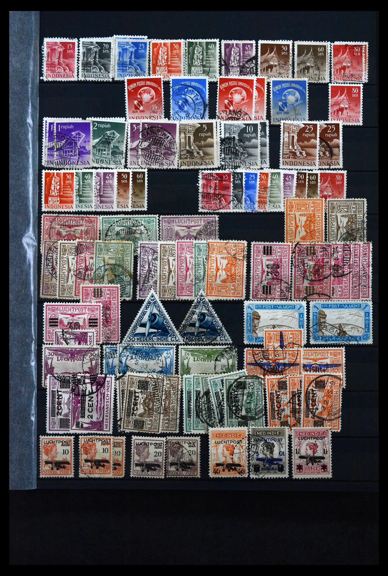 41628 0008 - Postzegelverzameling 41628 Overzee 1864-1975.