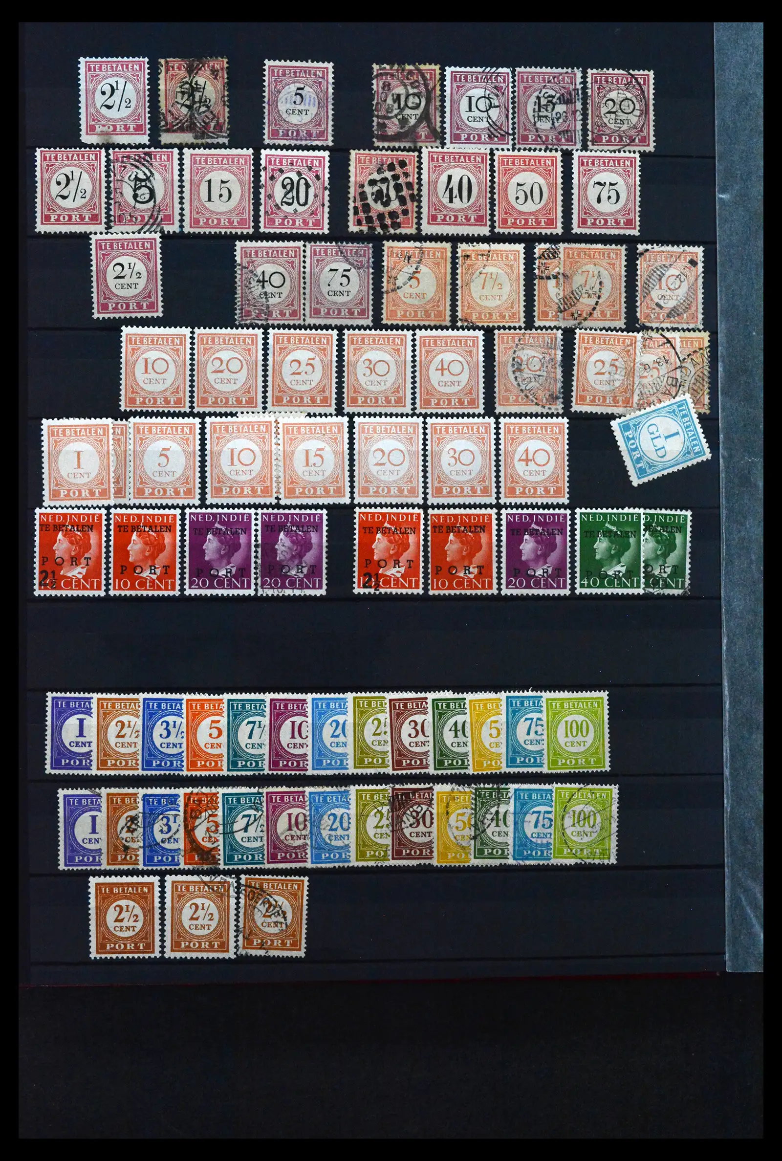 41628 0009 - Postzegelverzameling 41628 Overzee 1864-1975.