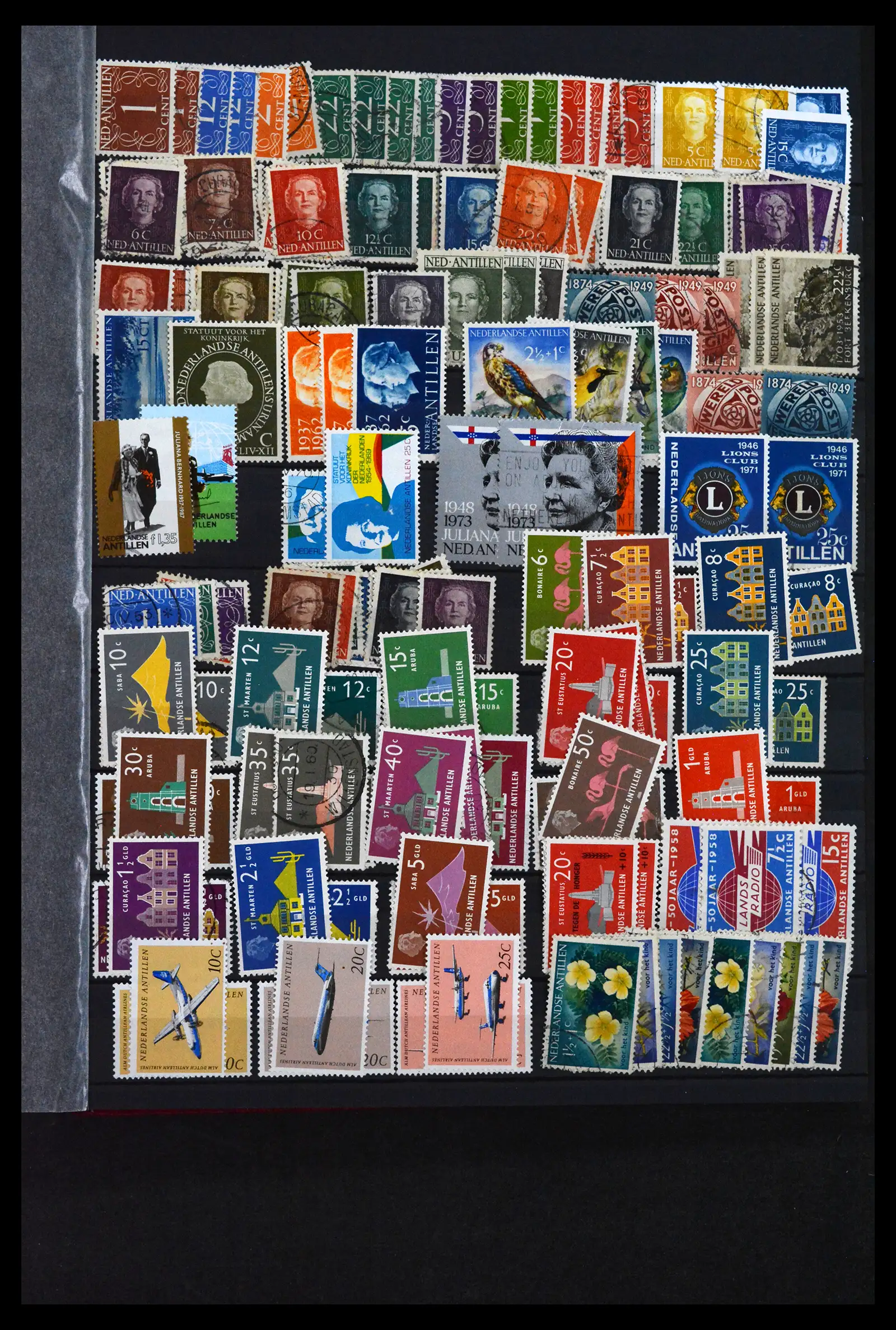 41628 0022 - Postzegelverzameling 41628 Overzee 1864-1975.