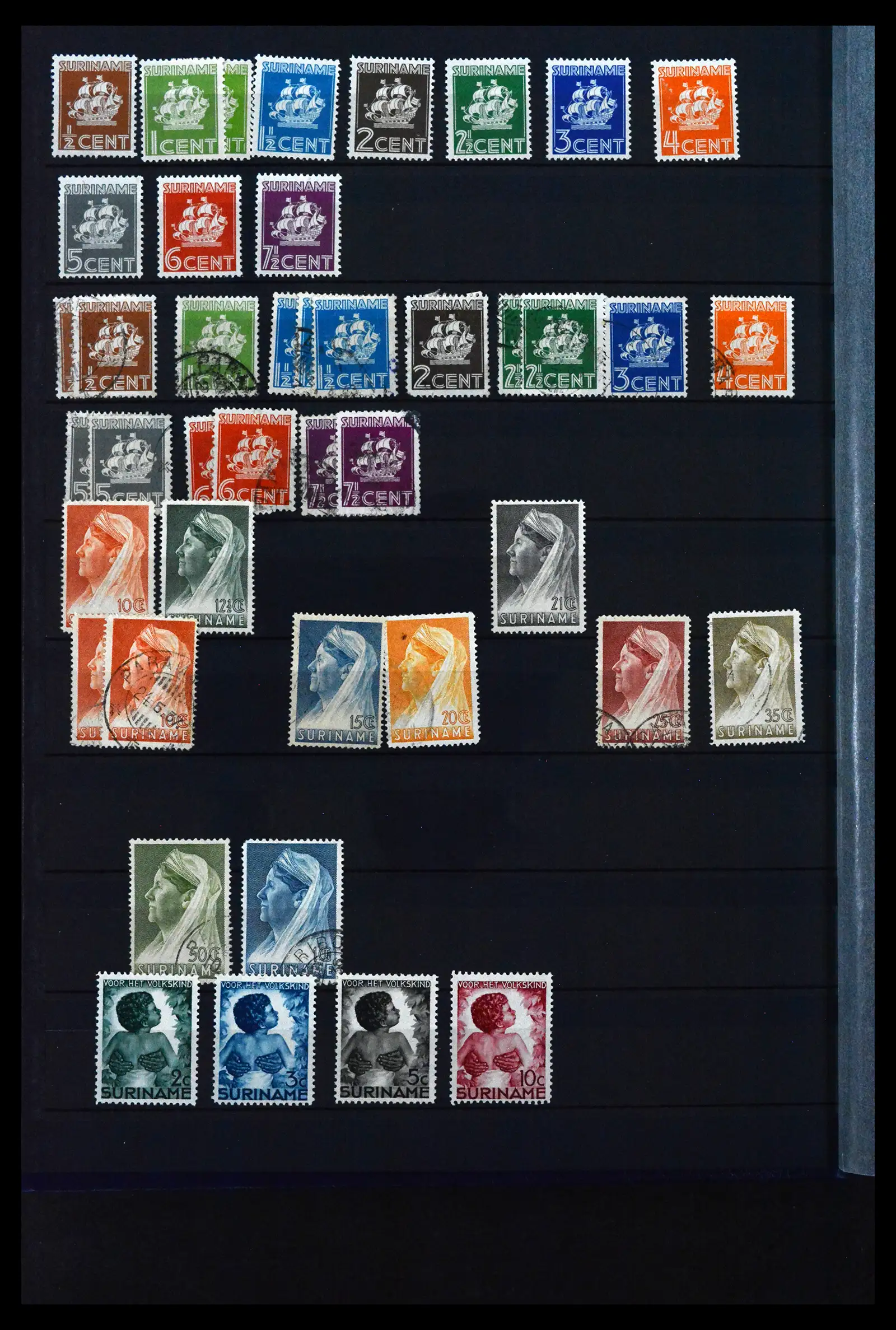 41628 0032 - Postzegelverzameling 41628 Overzee 1864-1975.