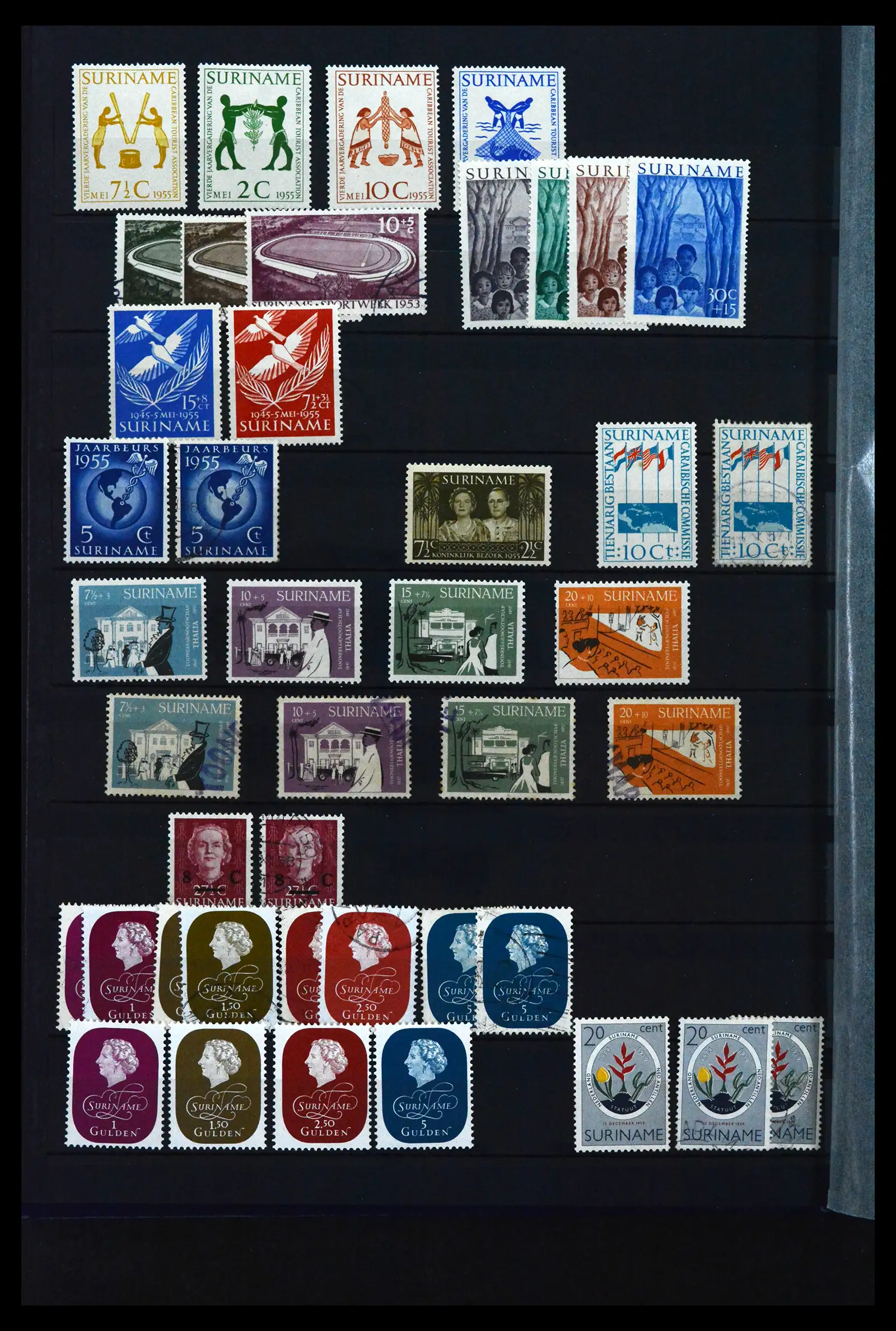 41628 0038 - Postzegelverzameling 41628 Overzee 1864-1975.