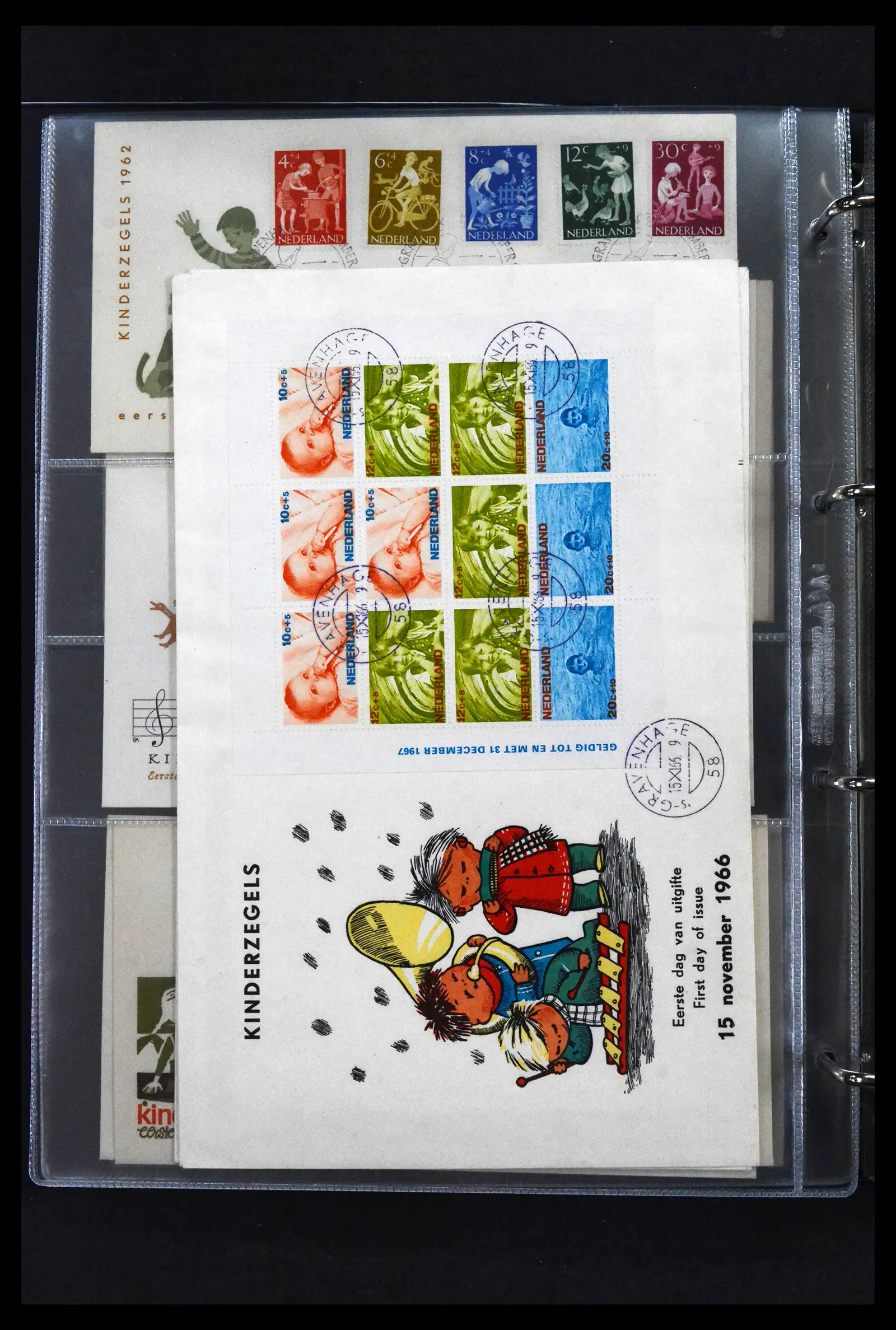 41629 0009 - Stamp collection 41629 Netherlands FDC's 1950-2024.