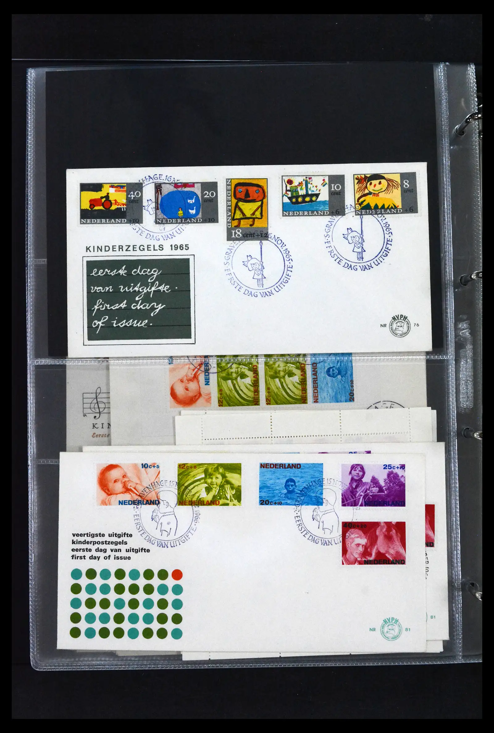 41629 0011 - Stamp collection 41629 Netherlands FDC's 1950-2024.