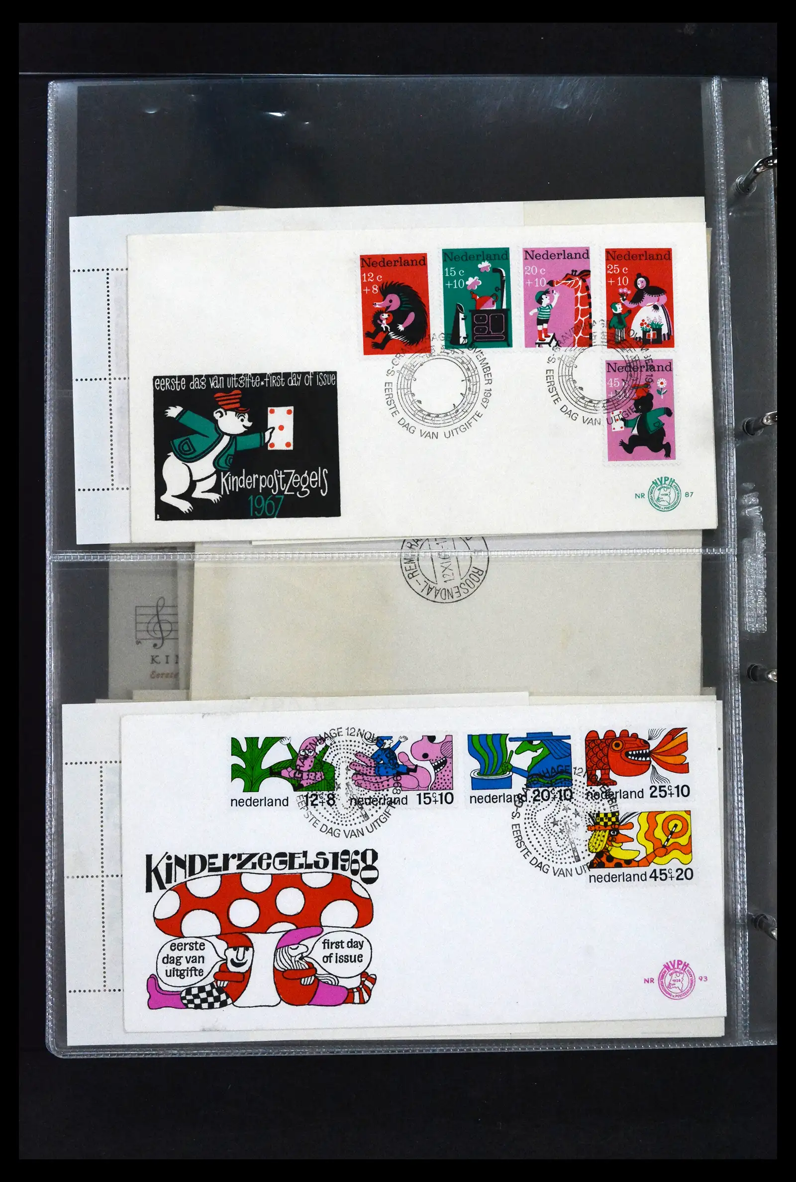 41629 0015 - Stamp collection 41629 Netherlands FDC's 1950-2024.