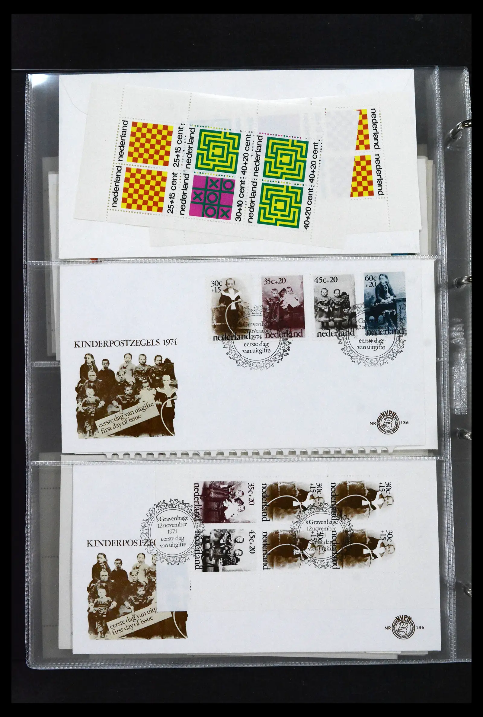 41629 0025 - Stamp collection 41629 Netherlands FDC's 1950-2024.