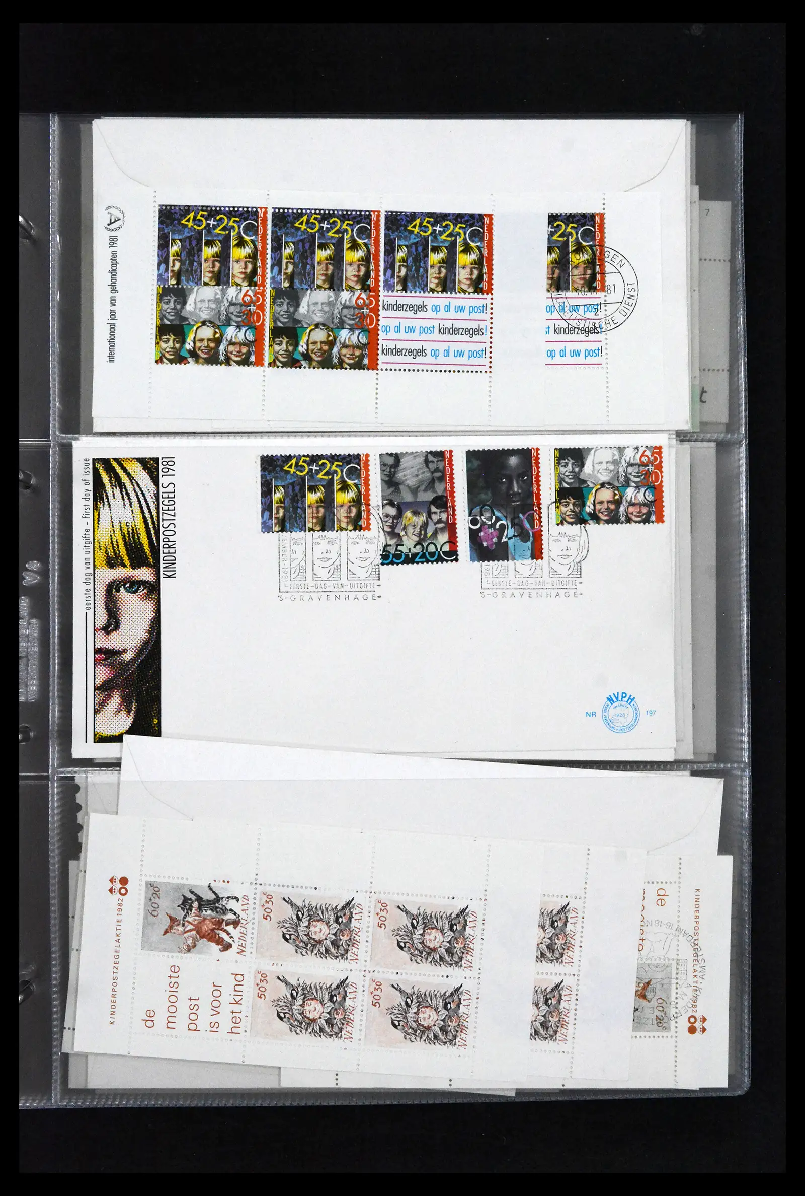 41629 0032 - Stamp collection 41629 Netherlands FDC's 1950-2024.