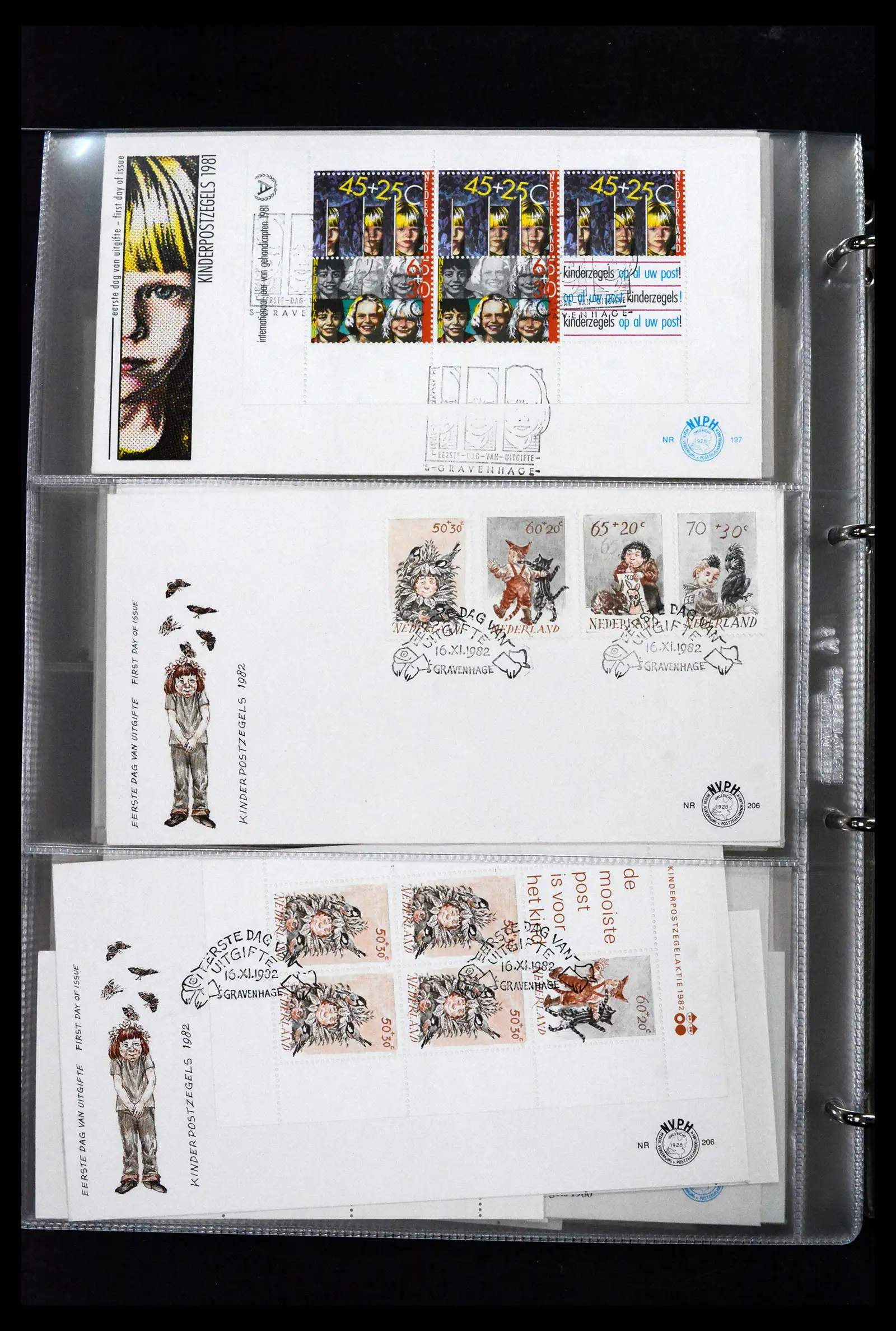 41629 0033 - Stamp collection 41629 Netherlands FDC's 1950-2024.