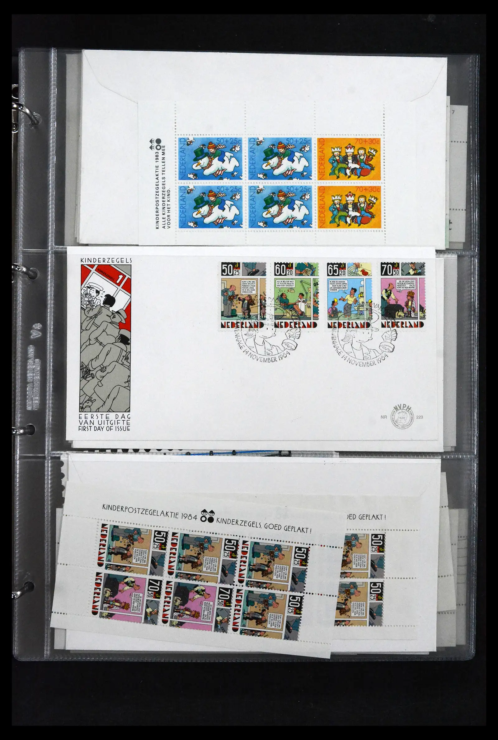 41629 0034 - Stamp collection 41629 Netherlands FDC's 1950-2024.