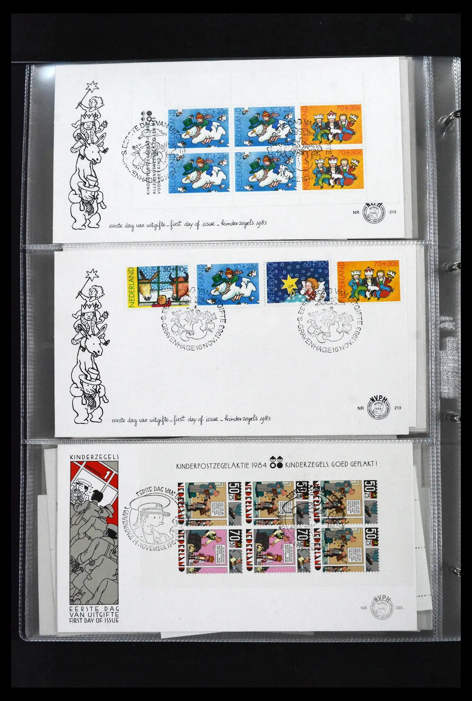 41629 0035 - Stamp collection 41629 Netherlands FDC's 1950-2024.