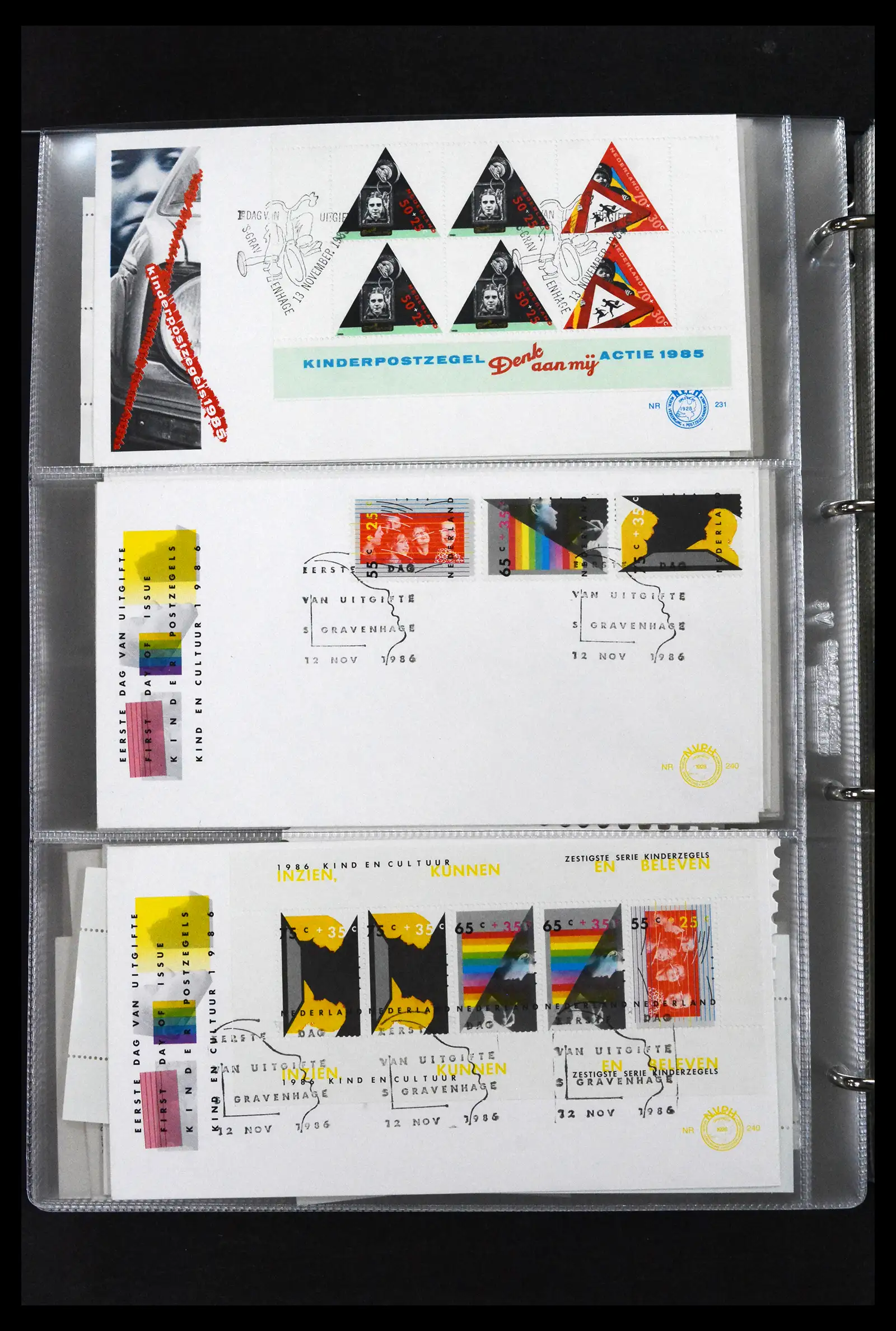 41629 0037 - Stamp collection 41629 Netherlands FDC's 1950-2024.