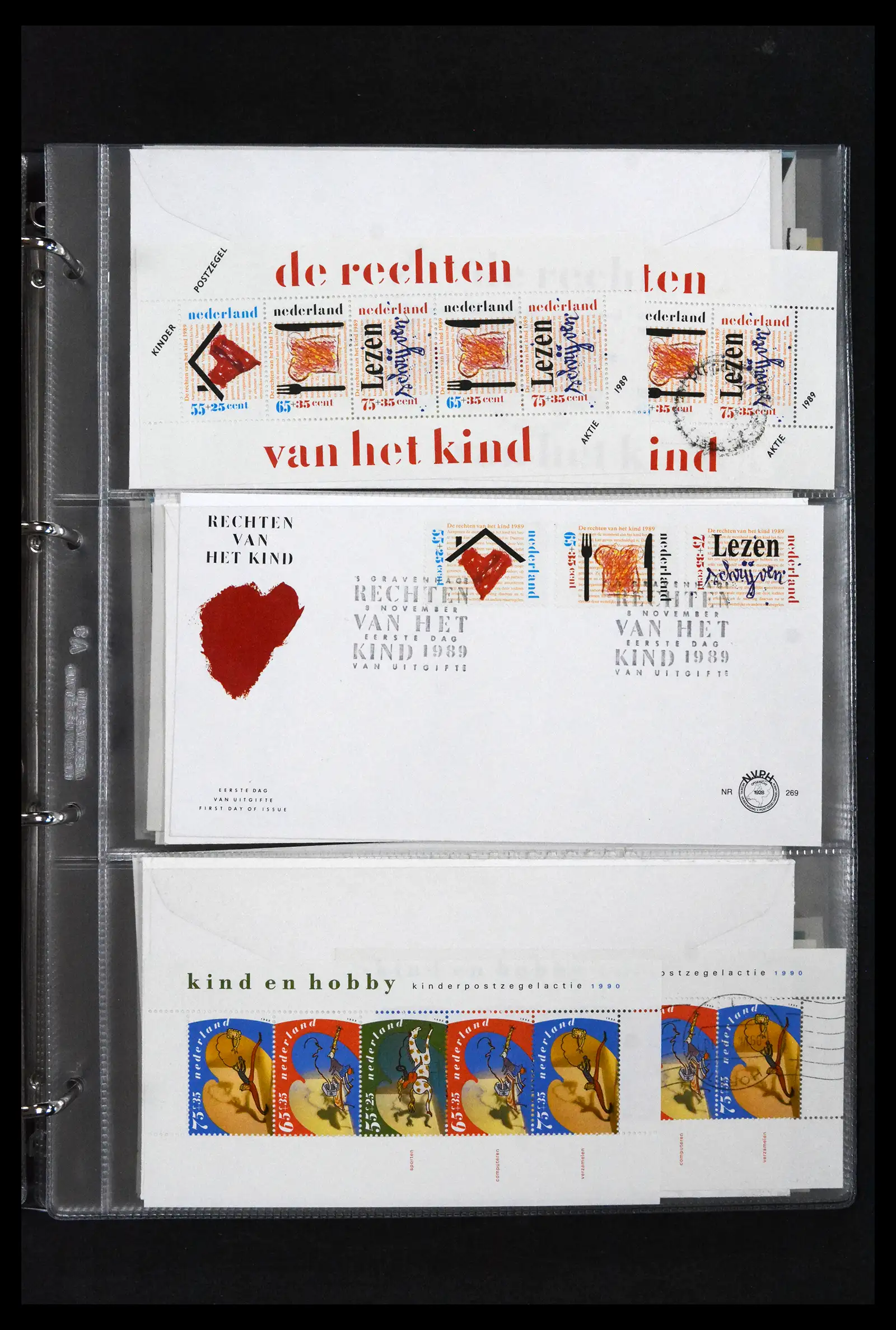 41629 0040 - Stamp collection 41629 Netherlands FDC's 1950-2024.