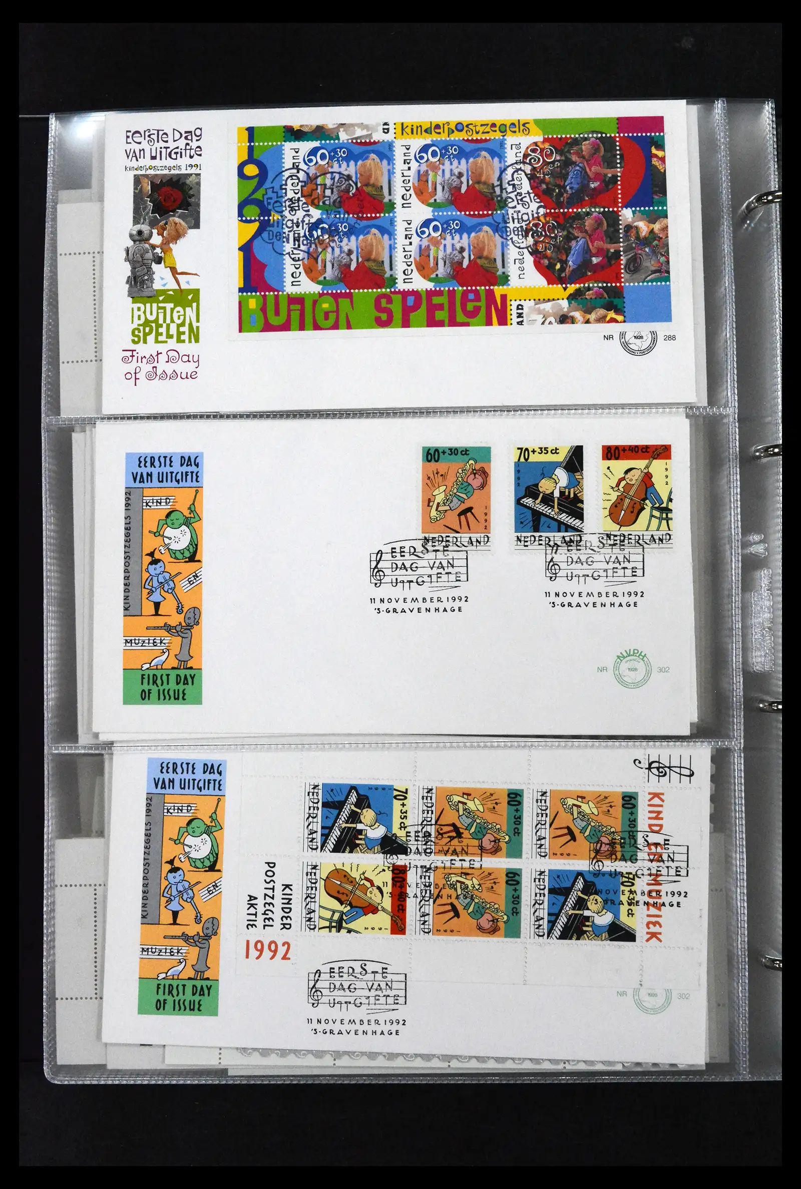 41629 0043 - Stamp collection 41629 Netherlands FDC's 1950-2024.