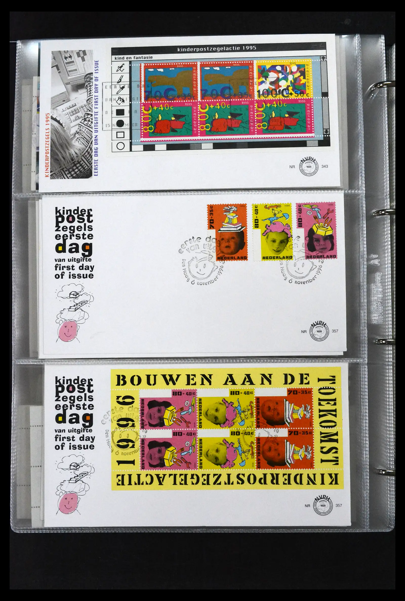41629 0047 - Stamp collection 41629 Netherlands FDC's 1950-2024.