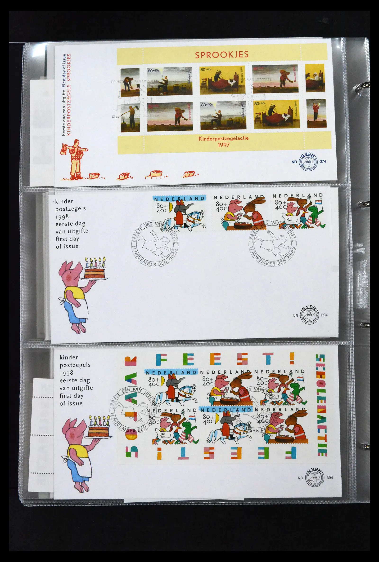 41629 0049 - Stamp collection 41629 Netherlands FDC's 1950-2024.