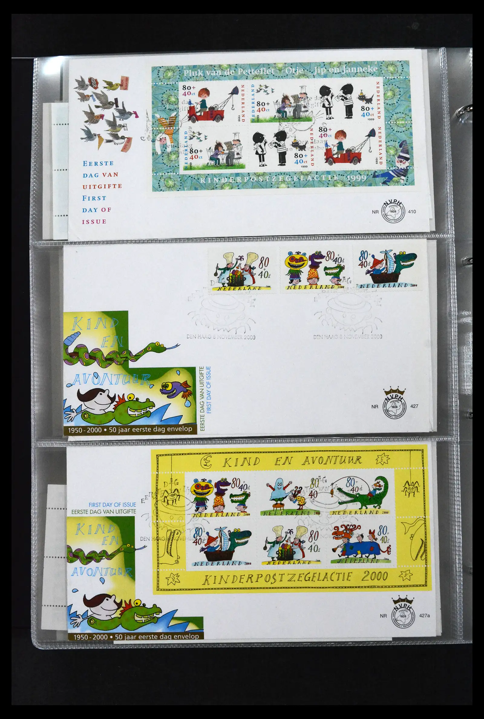 41629 0051 - Stamp collection 41629 Netherlands FDC's 1950-2024.
