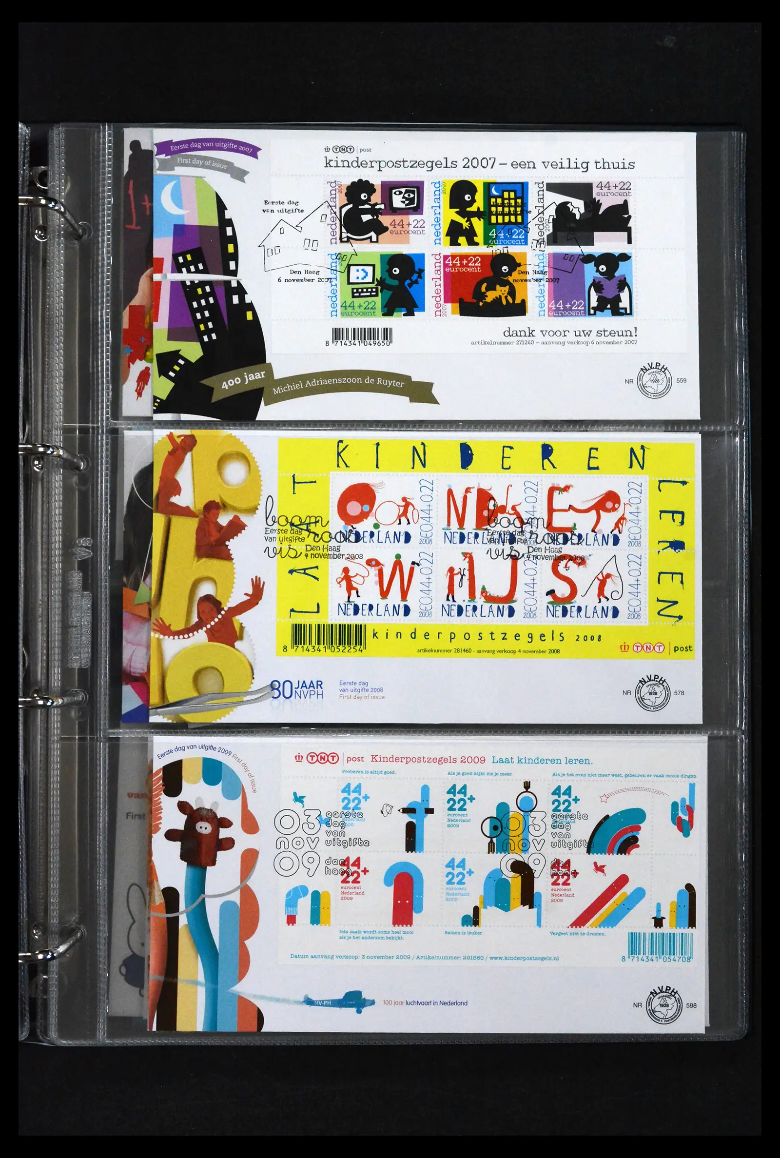 41629 0055 - Stamp collection 41629 Netherlands FDC's 1950-2024.