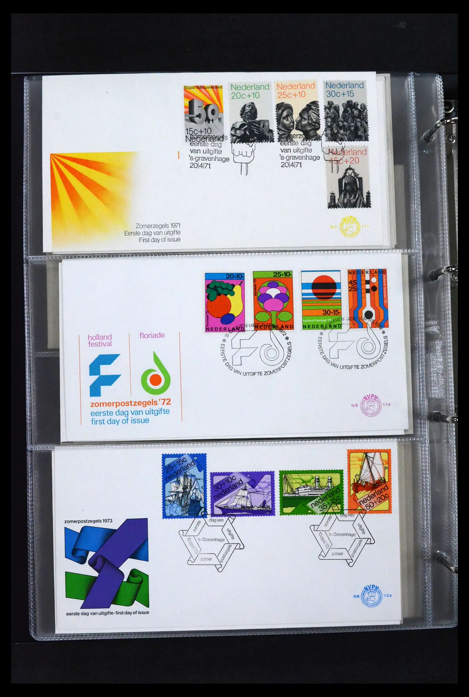 41629 0073 - Stamp collection 41629 Netherlands FDC's 1950-2024.