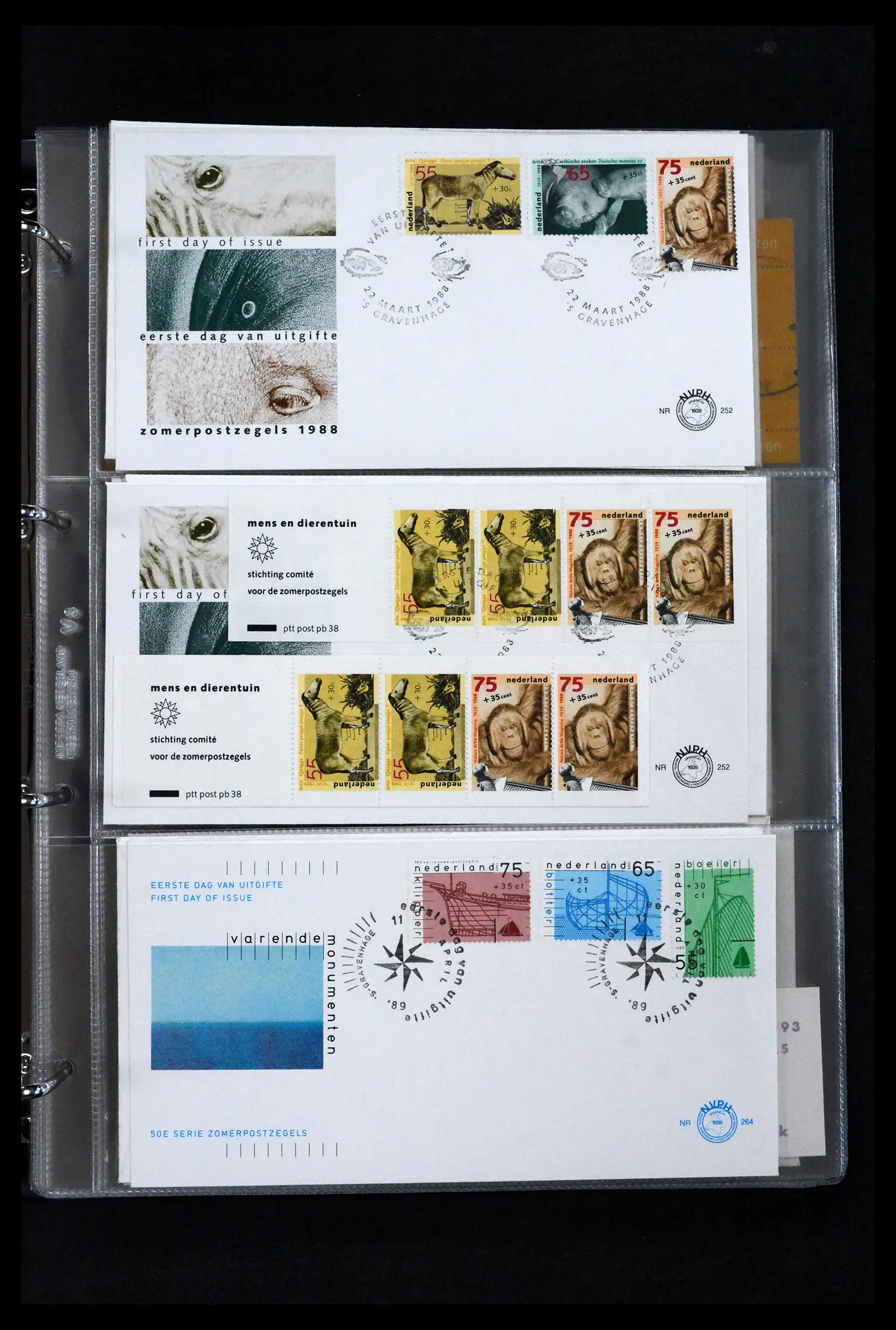41629 0081 - Stamp collection 41629 Netherlands FDC's 1950-2024.