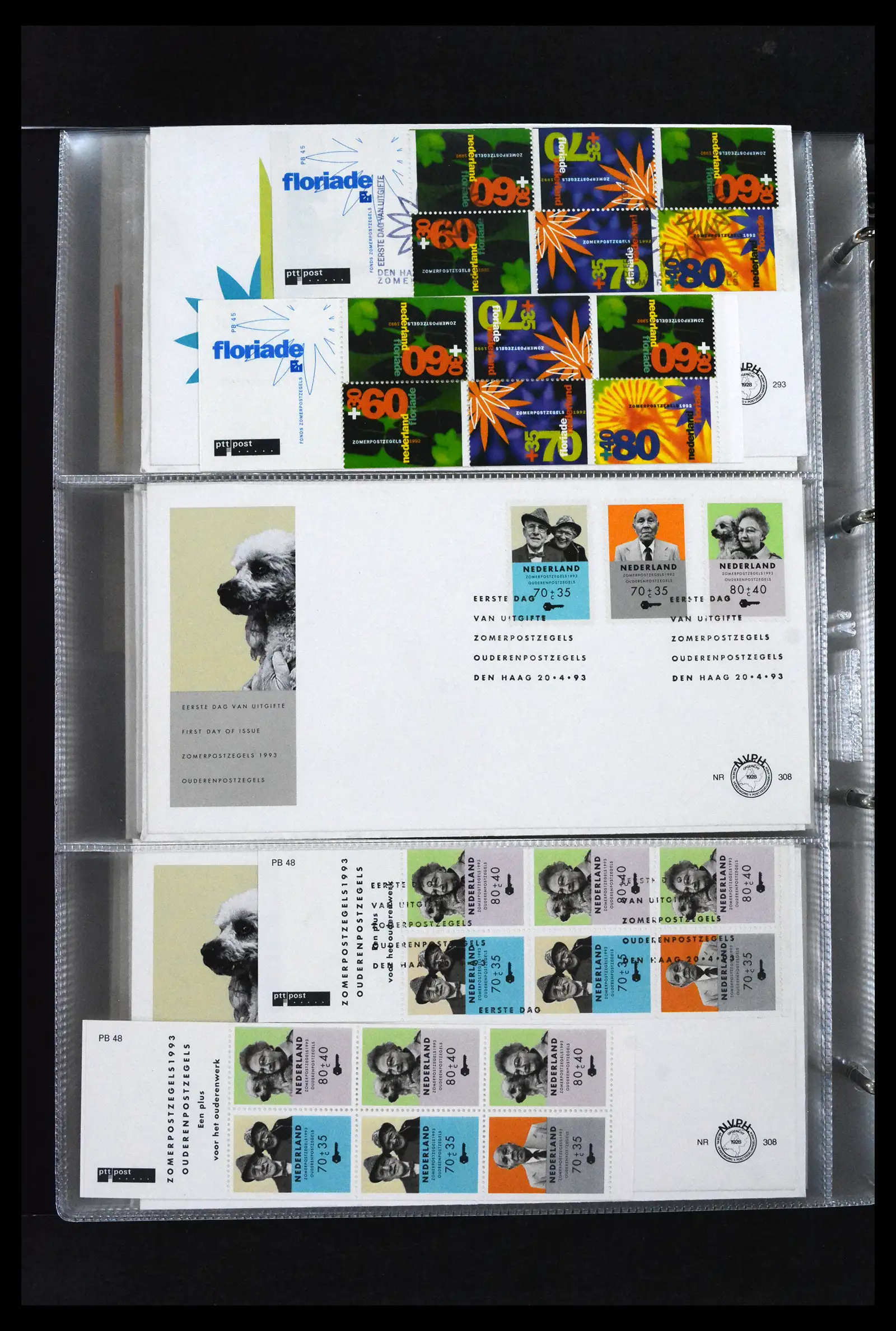 41629 0084 - Stamp collection 41629 Netherlands FDC's 1950-2024.