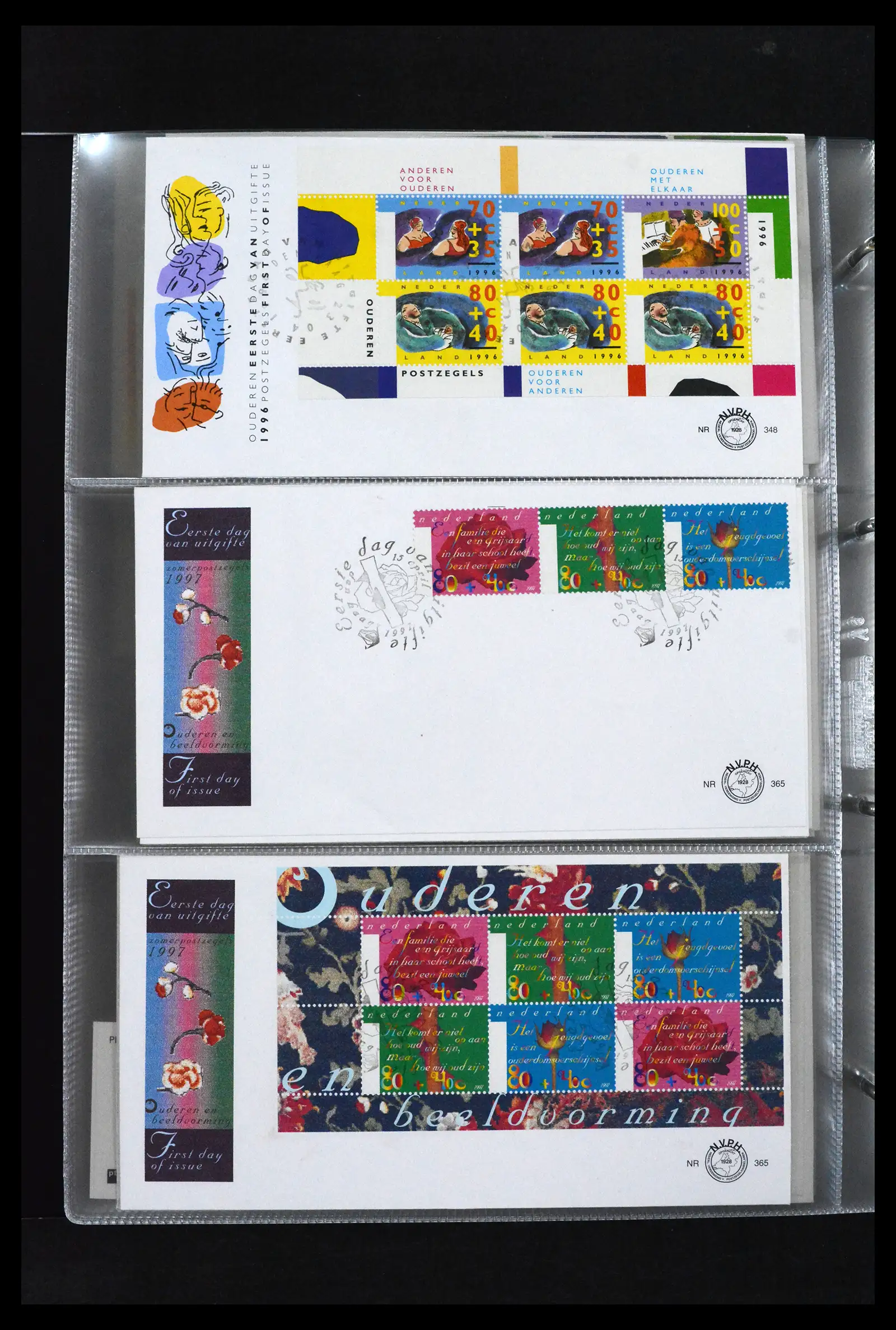 41629 0088 - Stamp collection 41629 Netherlands FDC's 1950-2024.