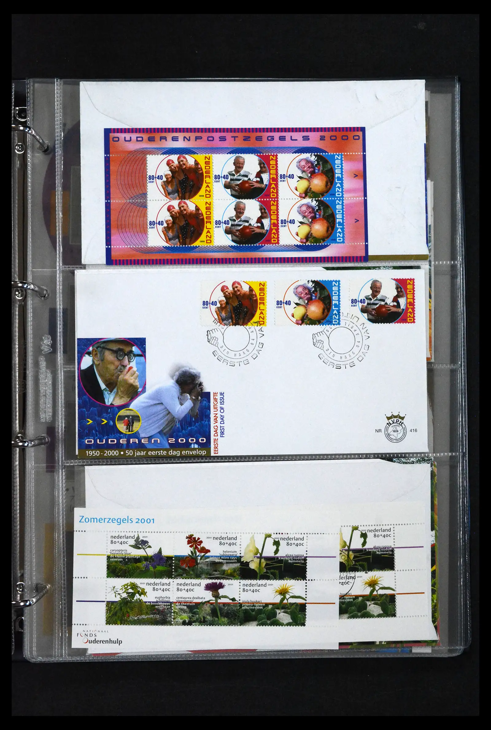 41629 0091 - Stamp collection 41629 Netherlands FDC's 1950-2024.