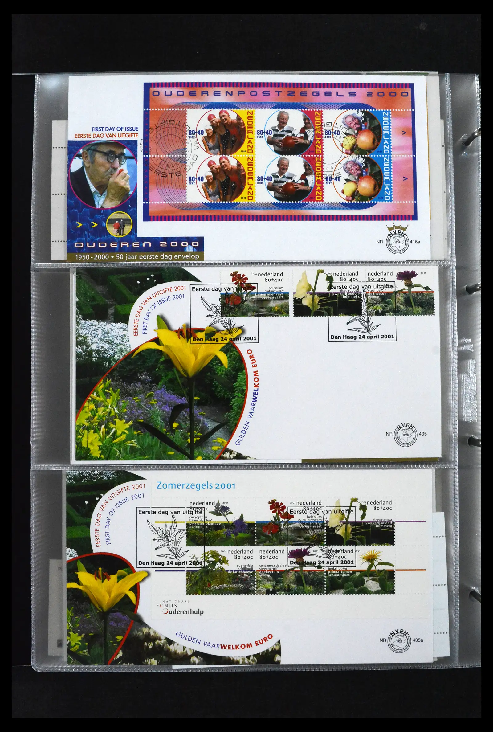 41629 0092 - Stamp collection 41629 Netherlands FDC's 1950-2024.