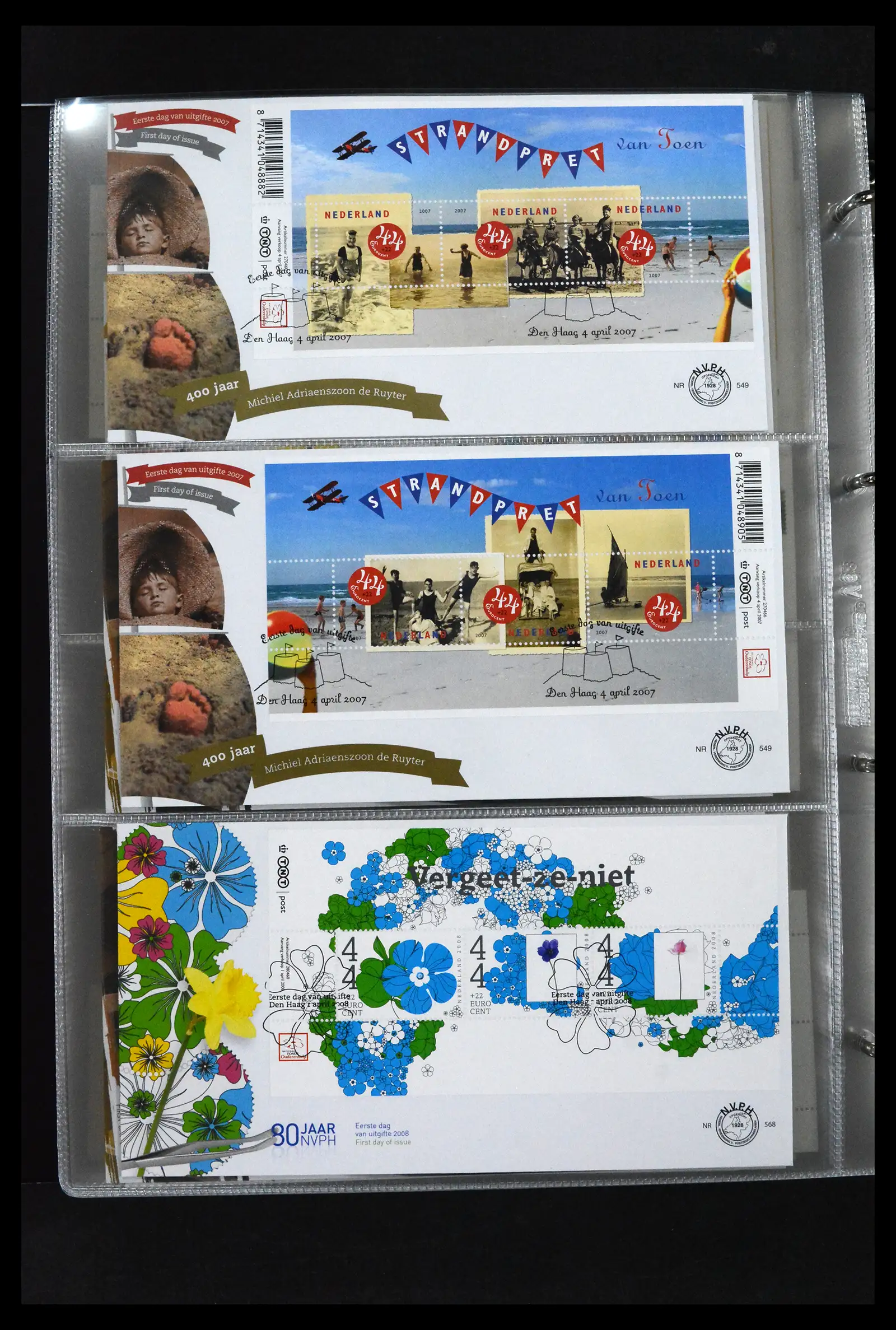 41629 0098 - Stamp collection 41629 Netherlands FDC's 1950-2024.