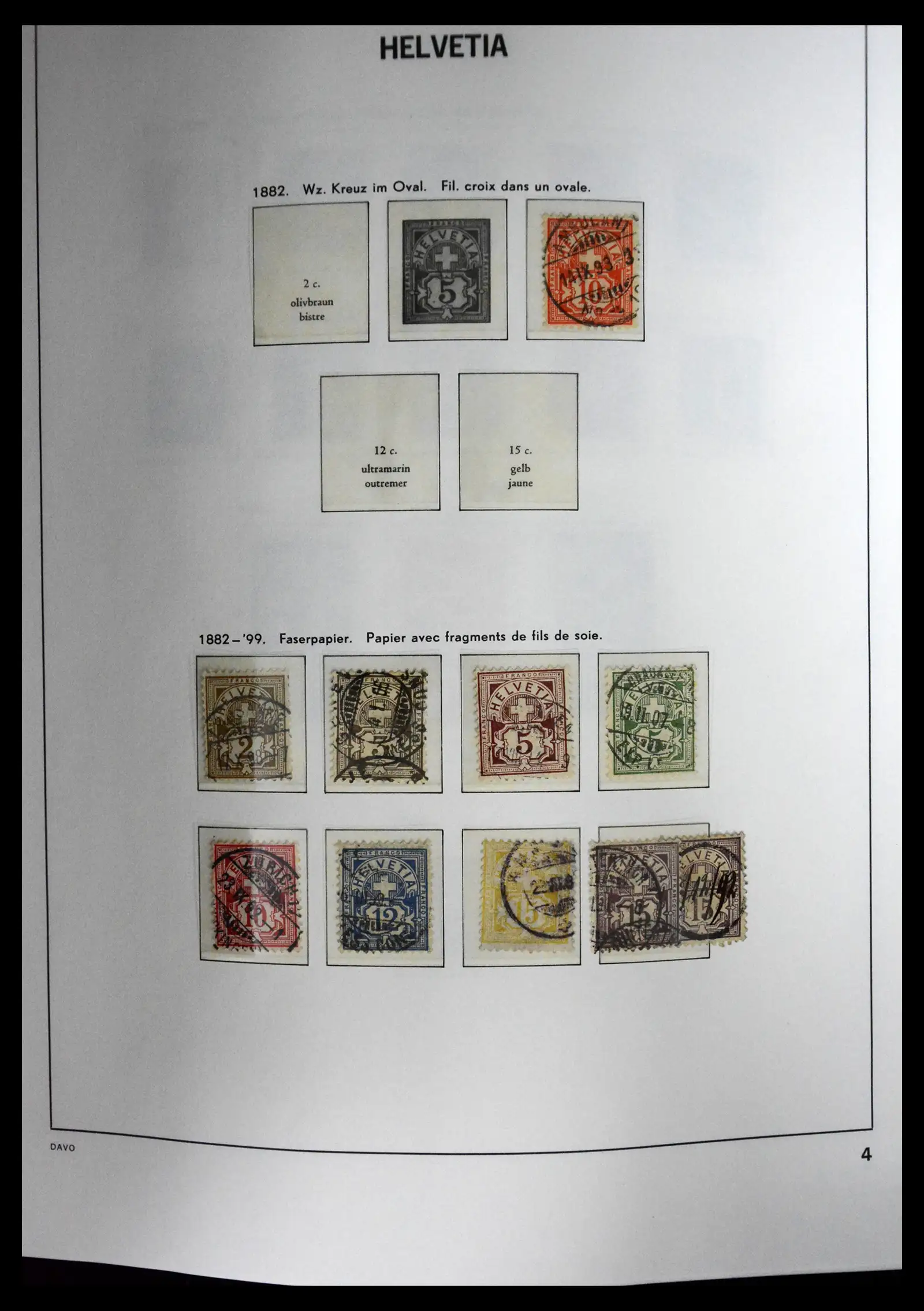 41630 0004 - Stamp collection 41630 Switzerland 1850-1969.