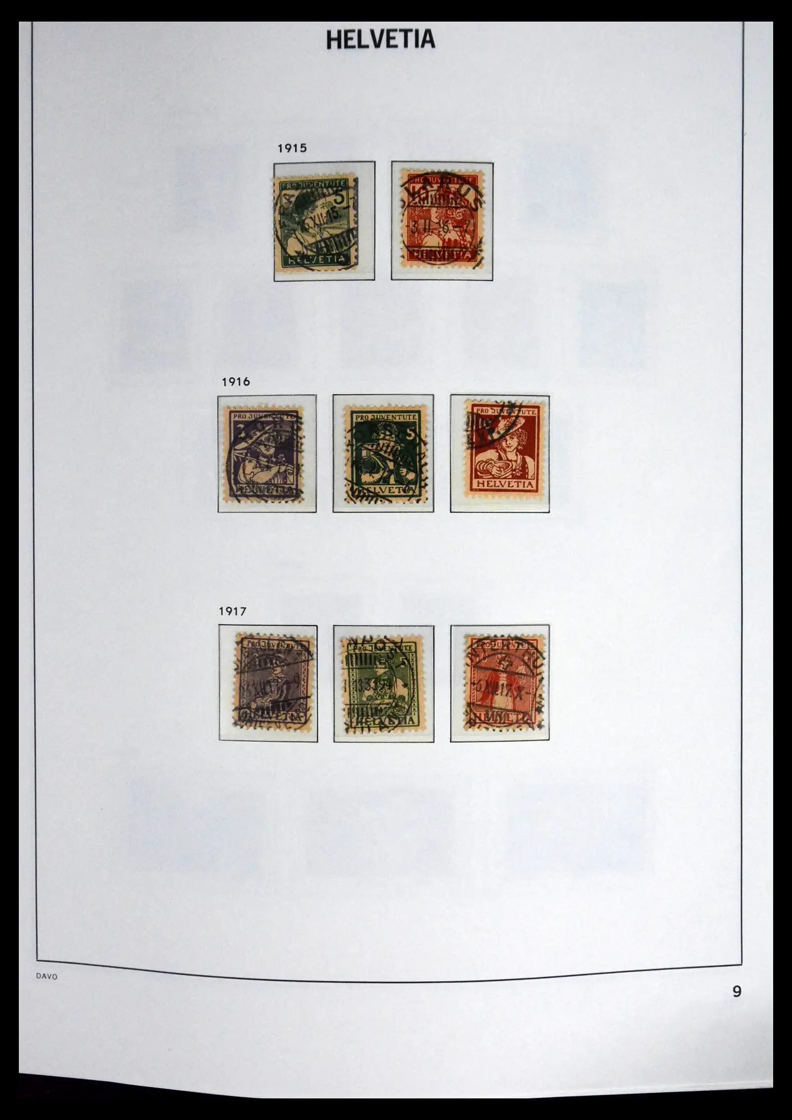 41630 0009 - Stamp collection 41630 Switzerland 1850-1969.